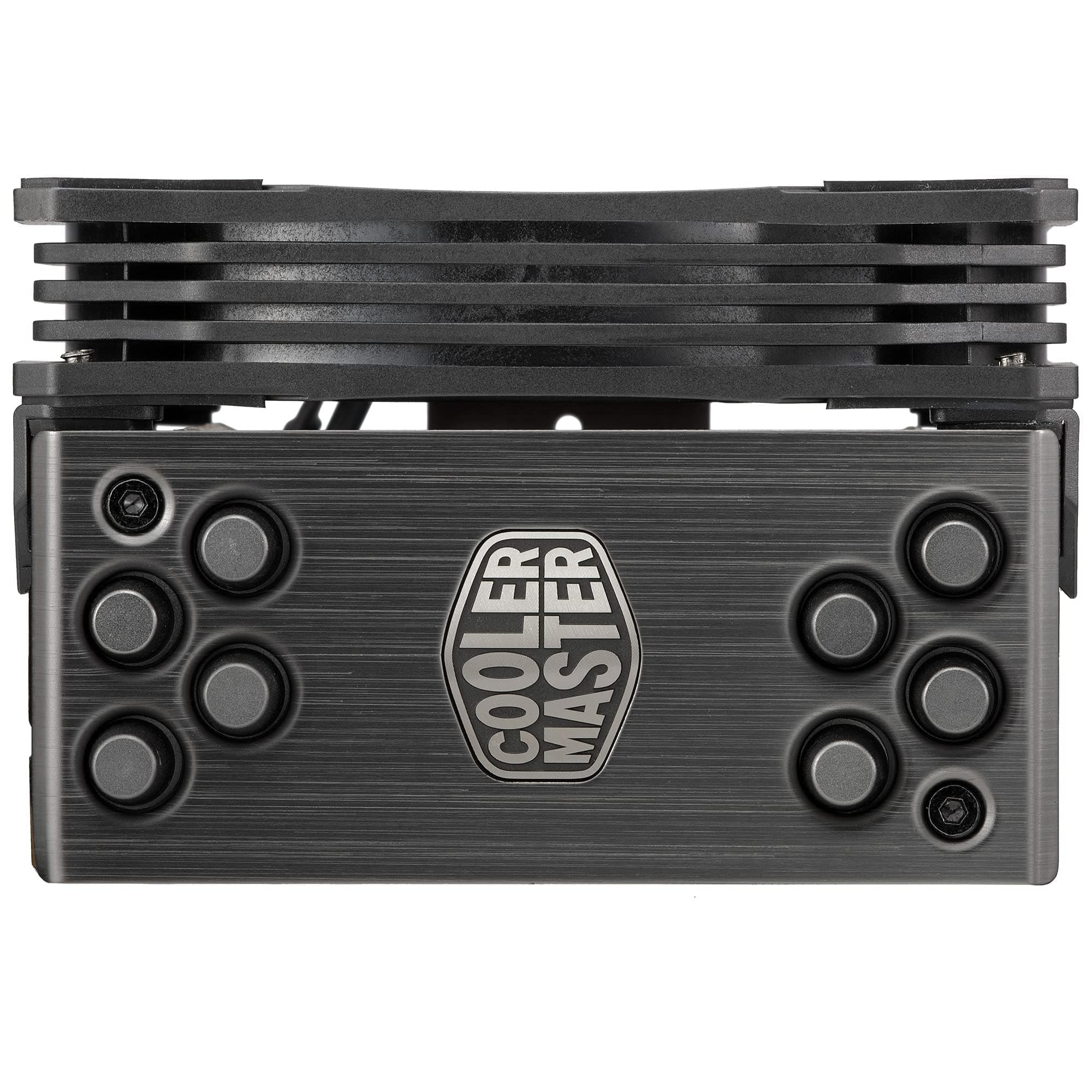 Cooler Master Hyper 212 RGB Black Edition CPU Kühler mit LGA1700 Halterung, 4 Direktkontakt-Heatpipes mit Lamellen, SF120R RGB-Lüfter, Prozessorlüfter mit optionaler Push-Pull-Lüfterkonfiguration Bild 7