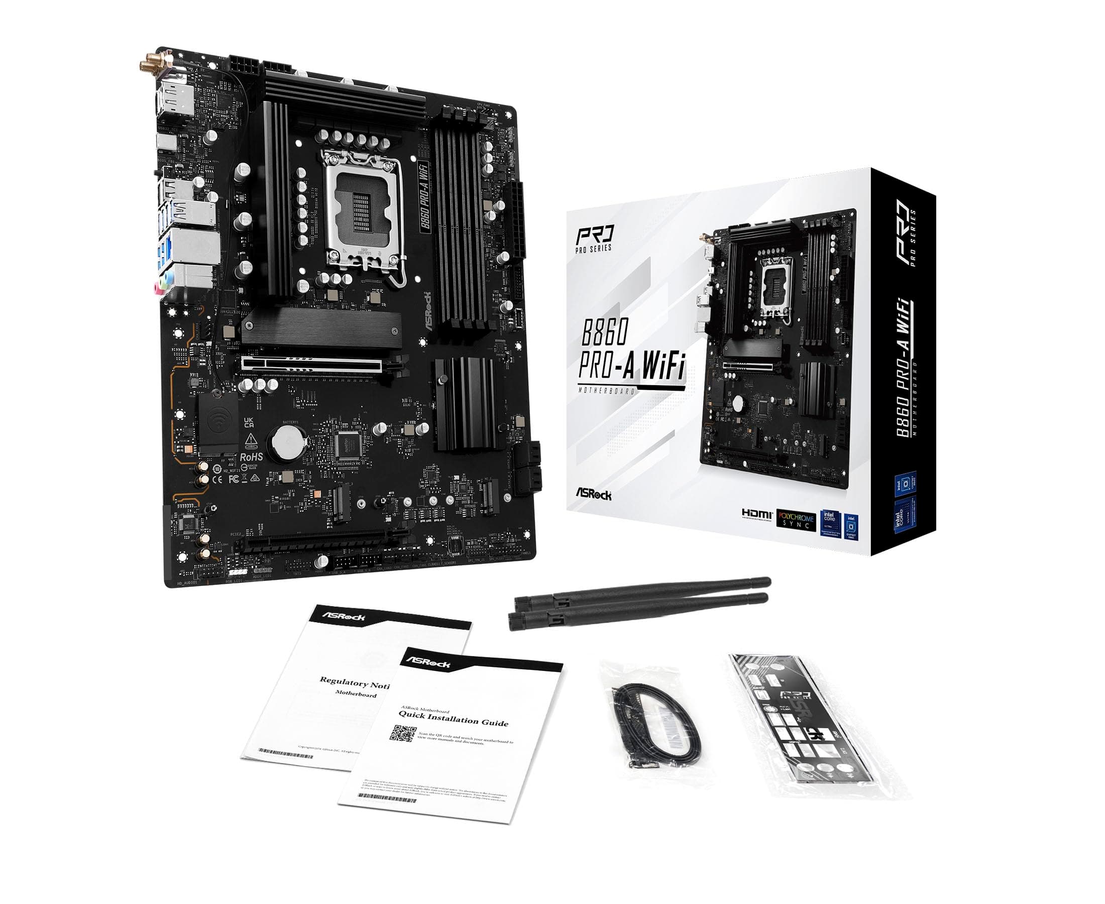 ASRock Mainboard B860 Pro-A WiFi Bild 8