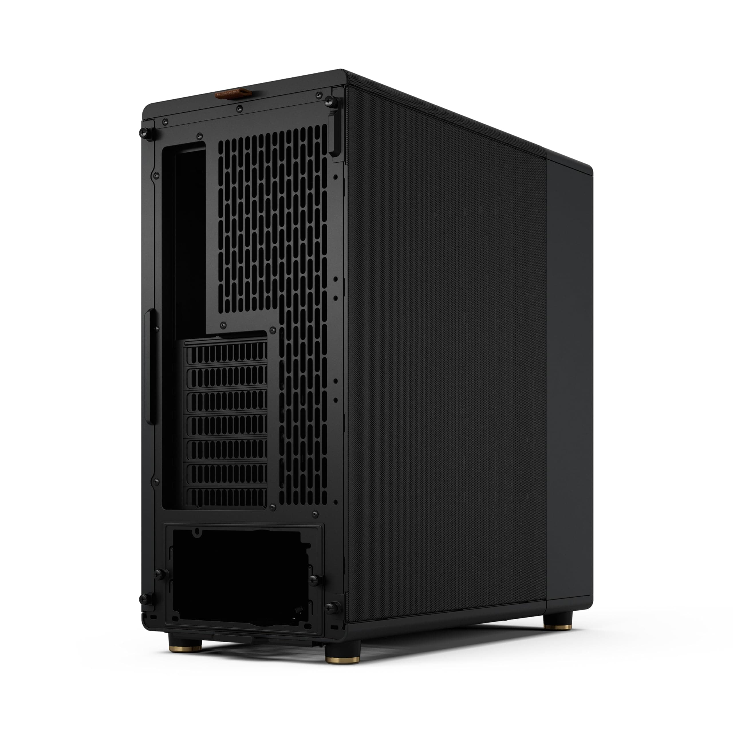 Fractal Design North Charcoal Black - Front aus Walnussholz – Seitenteile aus Mesh – Zwei 140-mm-Aspect-PWM-Lüfter enthalten – Intuitives Innenraum-Layout – ATX Mid-Tower PC-Gehäuse für Gaming North Black Mesh Bild 7