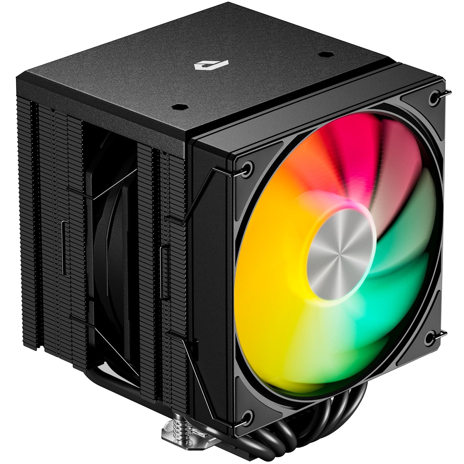 upHere gaming ARGB CPU Cooler,Dual Tower 6 Heat Pipes CPU Kühler,120MM RGB Lüfter,Ohne Entfernen des Lüfters zu Installieren den CPU Kühler,für AMD AM4 AM5/Intel 2011/2066 (X79/X99),PC Kühler,UE2KC6 UE2KC6-Schwarz 5V ARGB