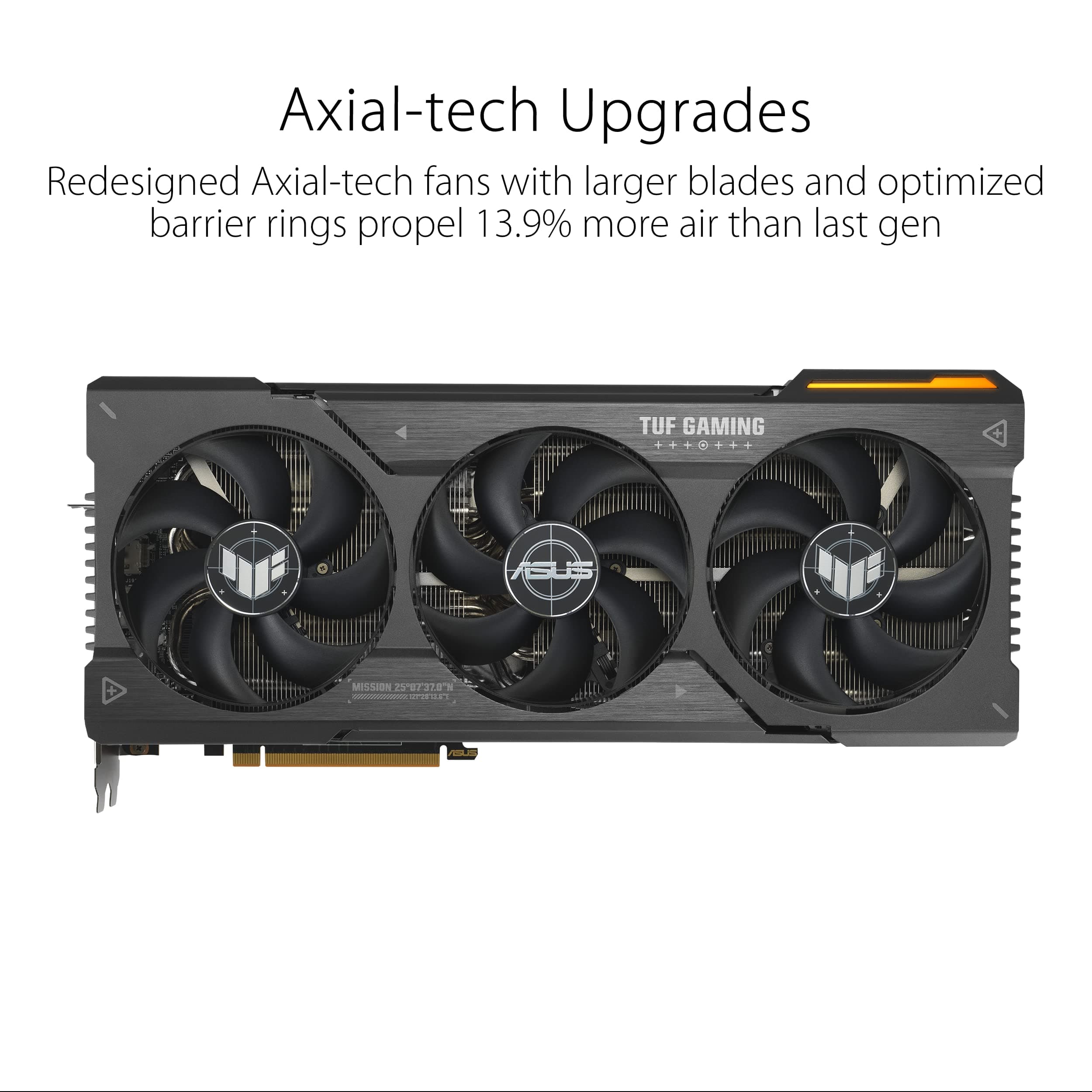 ASUS TUF Gaming AMD Radeon RX 7900 XT OC Edition Gaming Grafikkarte (PCIe 4.0, 20GB GDDR6 Speicher, 1x HDMI 2.1, 3X DisplayPort 2.1, GPU Tweak III, TUF-RX7900XT-O20G-GAMING) Bild 3