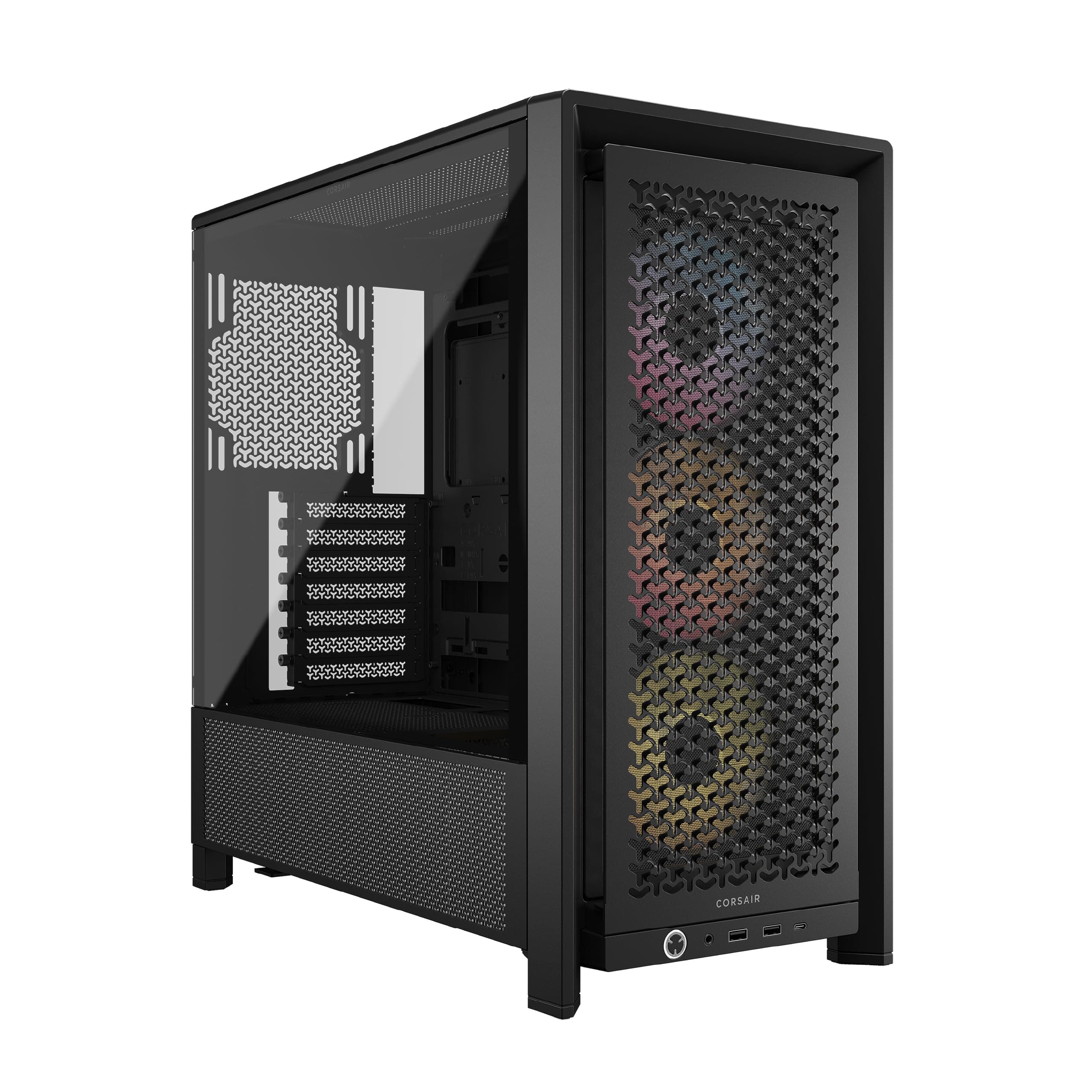 CORSAIR Frame 4000D RS ARGB Modulares Mid-Tower ATX PC-Gehäuse – Schwarz Bild 2