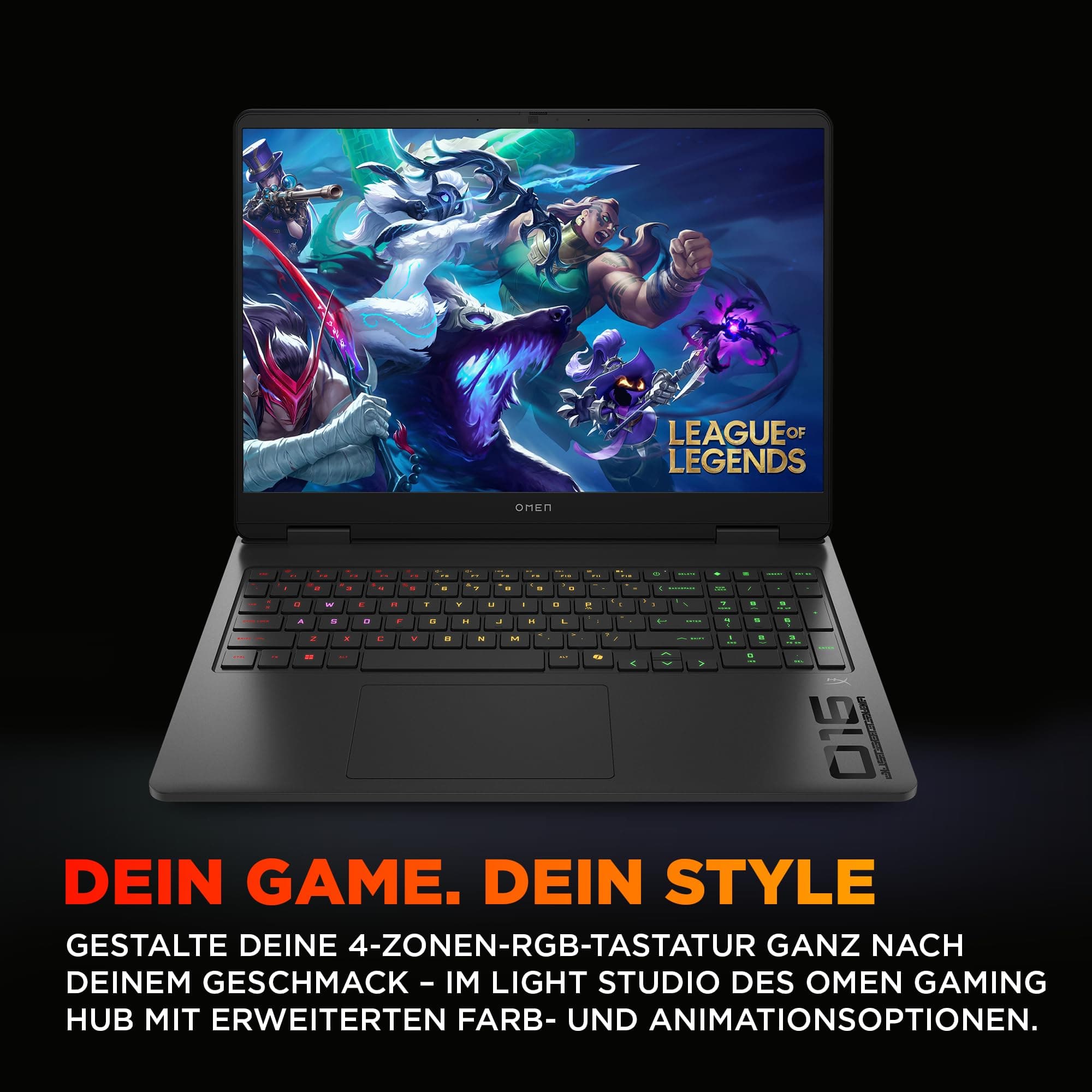 HP Omen Gaming Laptop (16" 2.5K Display, Intel Core Ultra 7, 32GB RAM, 1TB, Win11, QWERTZ) - Schwarz Intel Core Ultra 7 255H NVIDIA GeForce RTX 5060 144 Hz FHD Bild 7