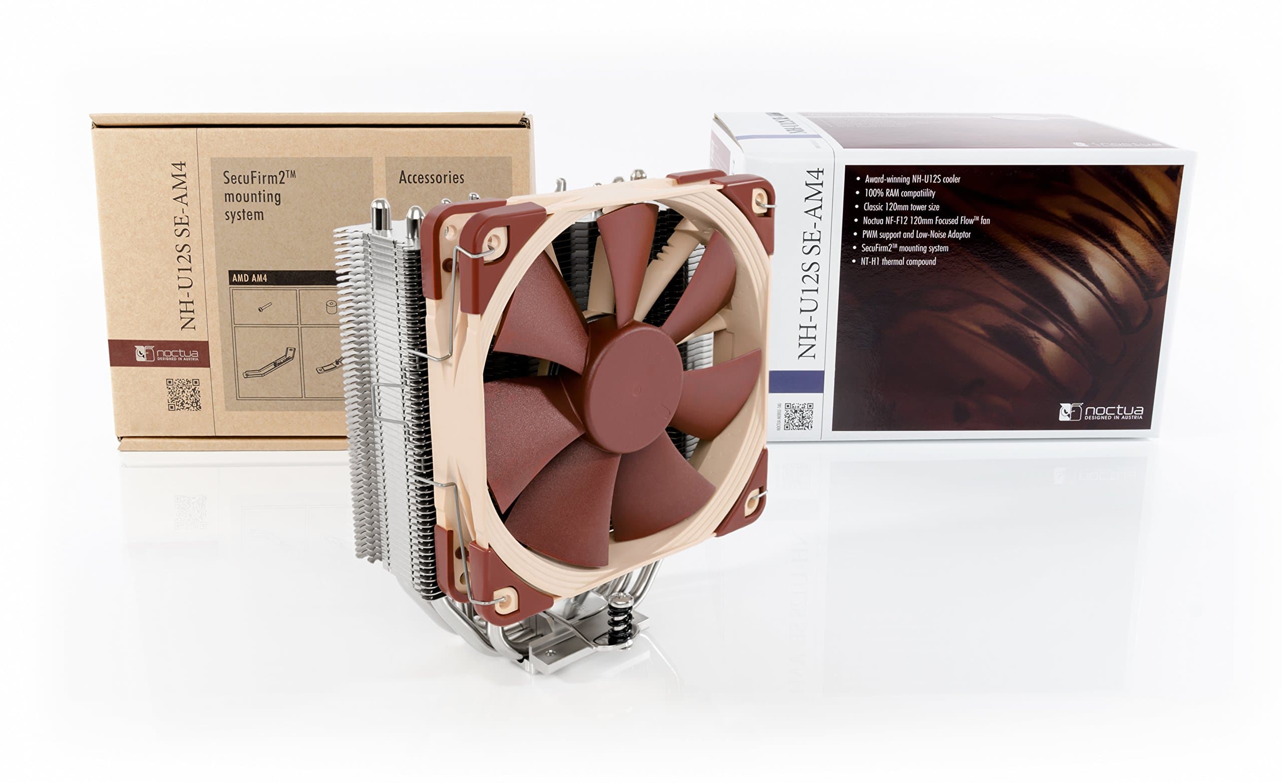 Noctua NH-U12S SE-AM4, Premium CPU Kühler für AMD AM4 (Braun) Bild 7