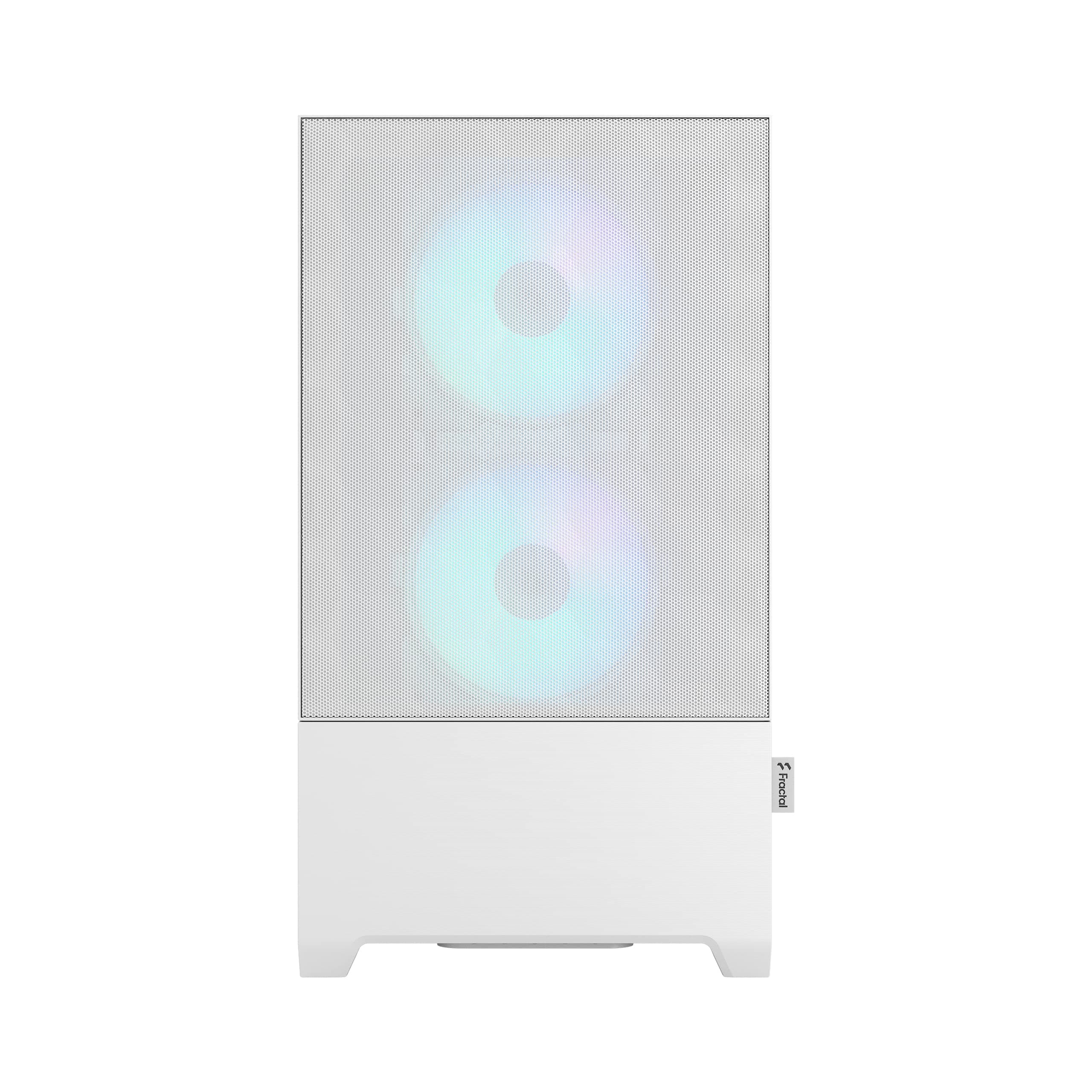 Fractal Design Pop Mini Air RGB - mATX PC Gehäuse Weiß - Honeycomb Mesh Front - Tempered Glass - 3X 120 mm RGB-Lüfter - Kompaktes Gaming Case Weiß/Flyaway Orchidee Mini Air Bild 3
