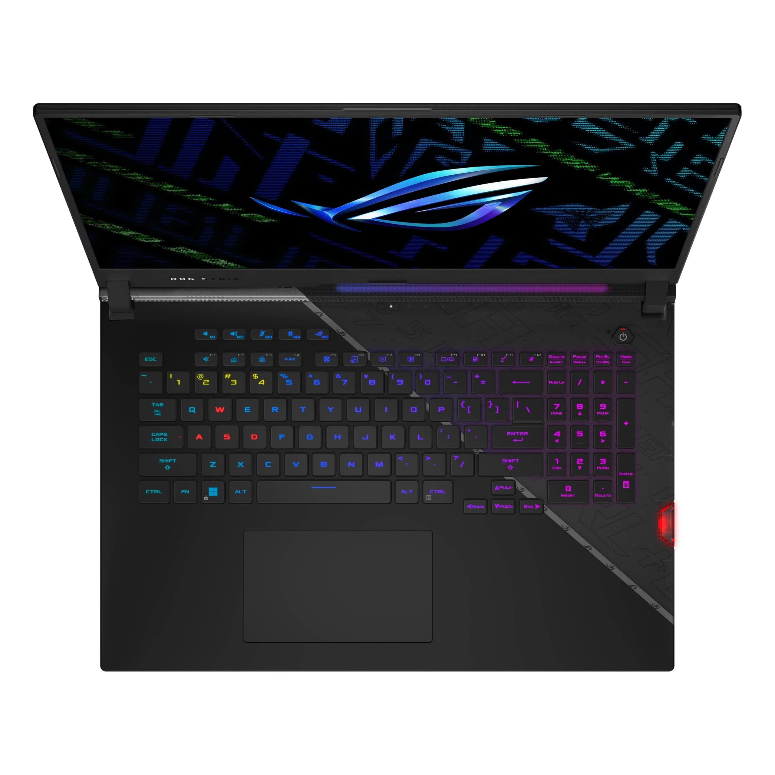 ASUS ROG Strix Scar 17 Special Edition Laptop | 17,3" WQHD 240Hz/3ms Display | Intel i9-12950HX | 32GB RAM | 4TB SSD | NVIDIA RTX 3080 | Windows 11 | QWERTZ Tastatur | Off Black Stealth/Invisible Ink Bild 4