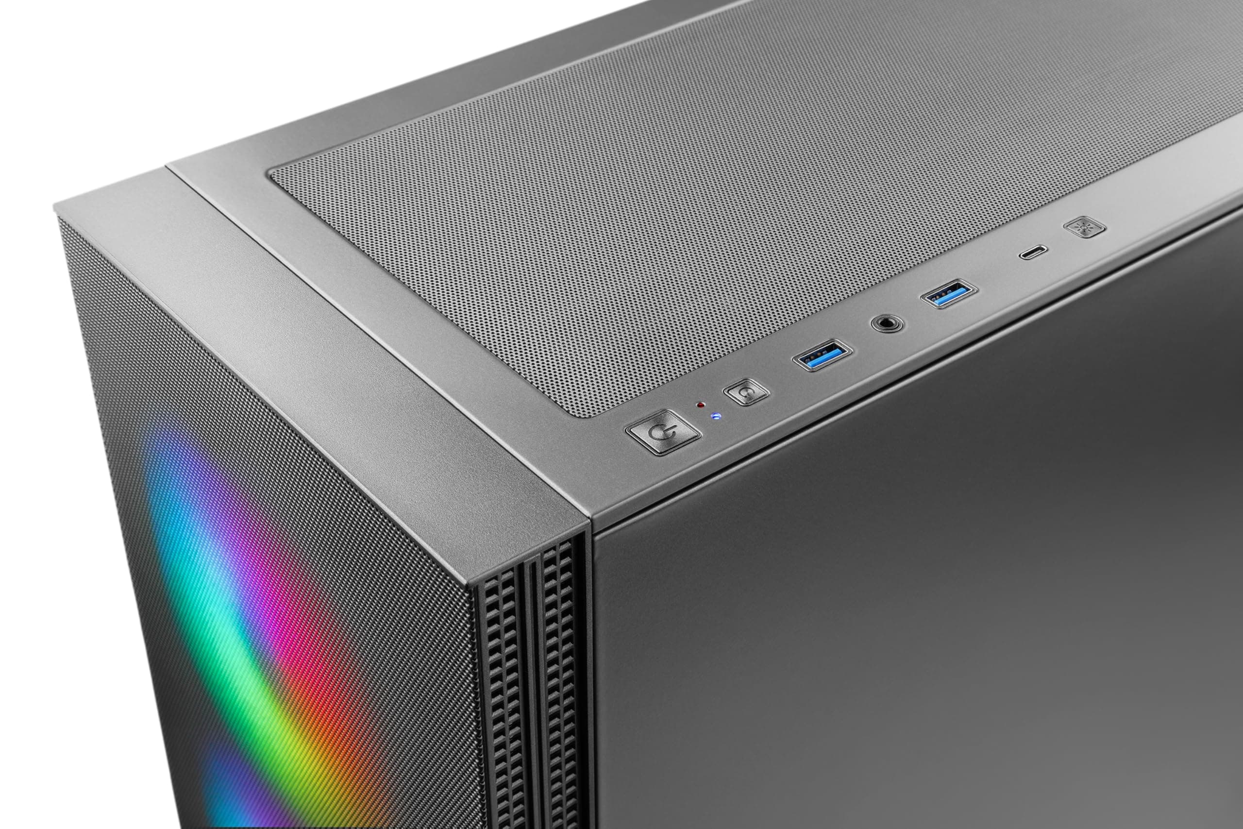 Gaming PC mit Windows 11 Home | AMD Ryzen 5 5500 6x3.6GHz | RTX 5060 | 2000GB M.2 NVMe | 64GB DDR4 RAM | WLAN | Computer für Zocker, Gamer Desktop Rechner zum Spielen | A12068 Cronos II Gunmetal 2000.0 GB 64.0 GB RTX 5060 Windows 11 Home Bild 2