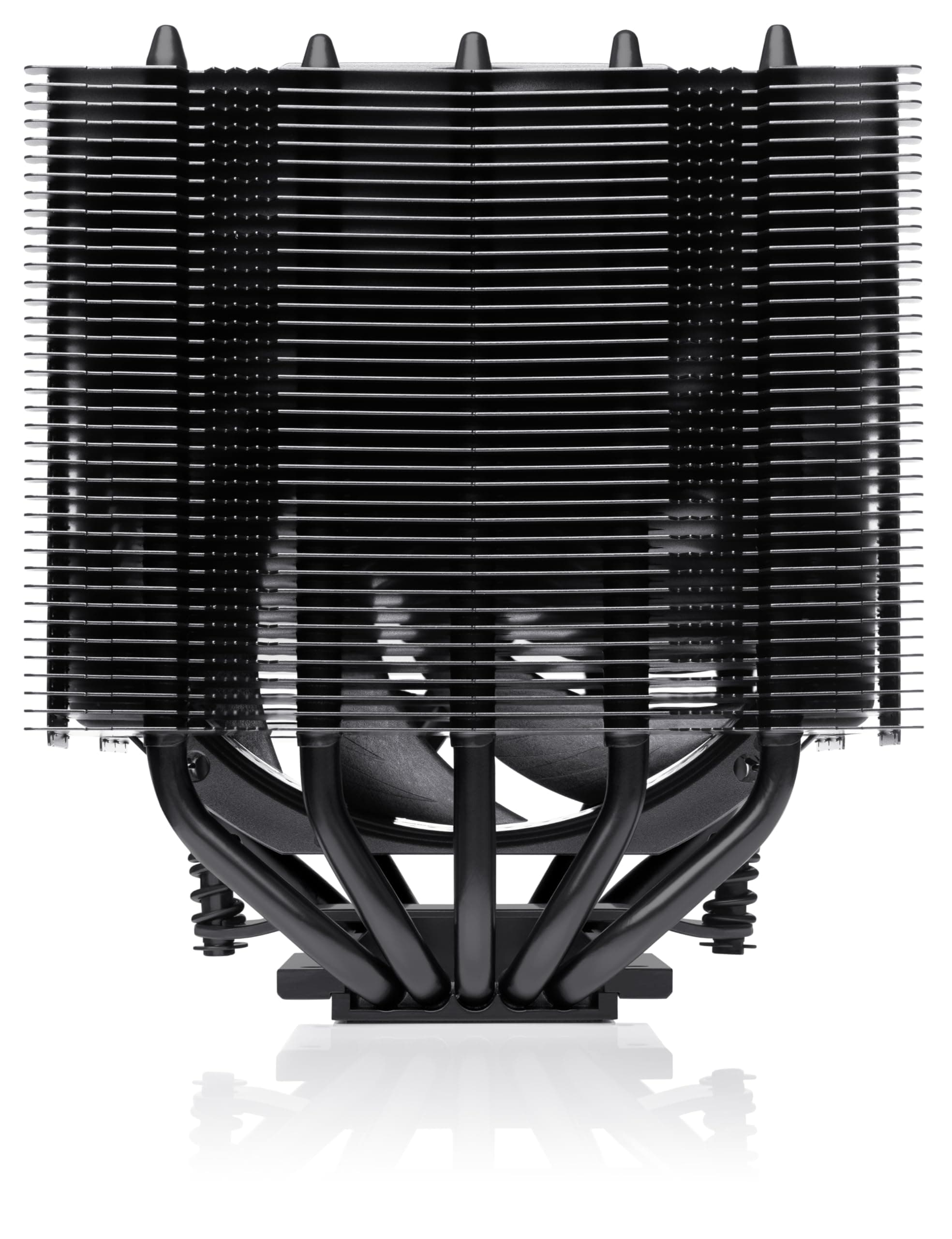 Noctua NH-D12L chromax.black, Low-Profile Dual-Tower CPU Kühler (120mm, Schwarz) Bild 3