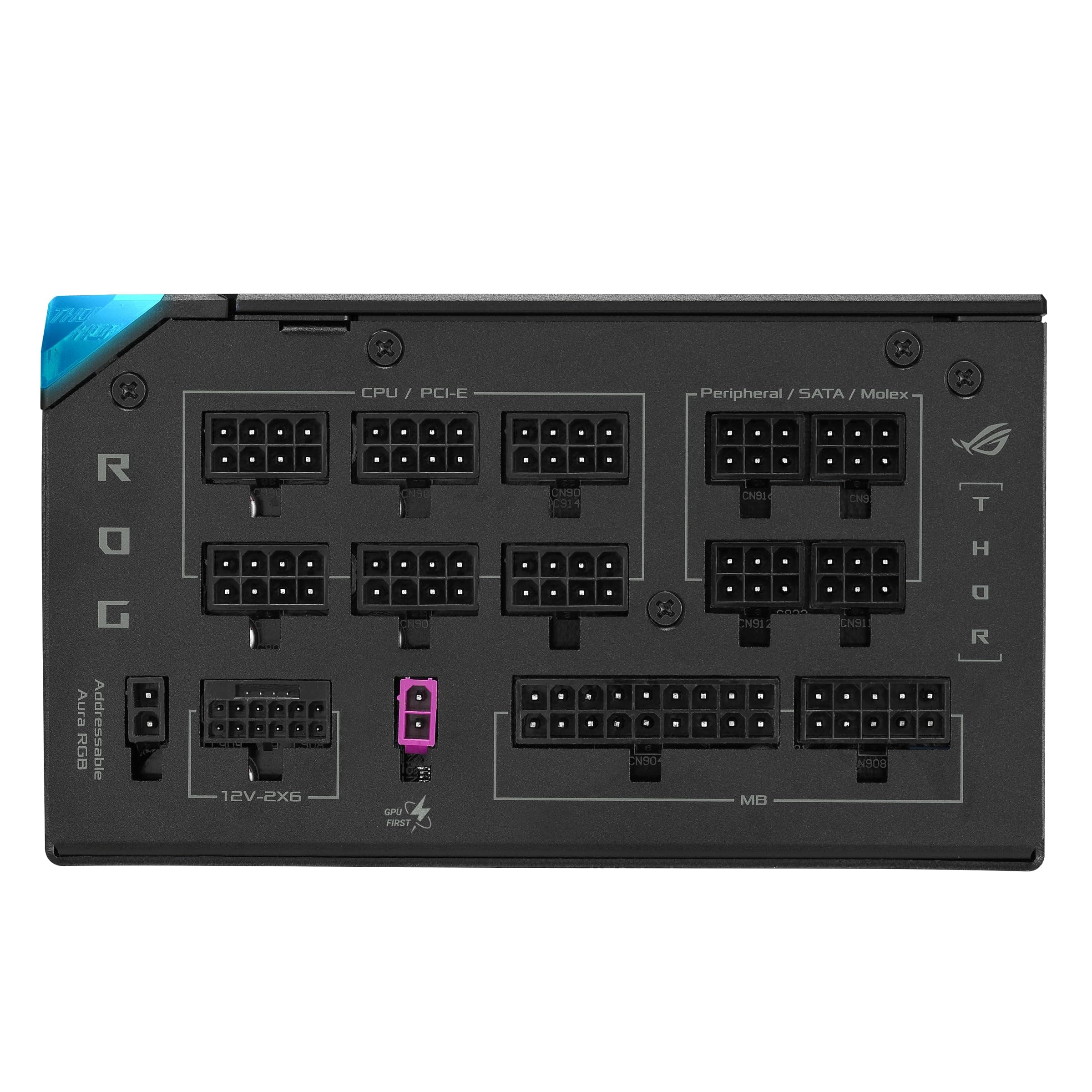 ASUS ROG -THOR-1200P3-GAMING-E alimentatore per computer 1200 W 24-pin ATX ATX Nero (ROG THOR 1200W PLAT 3 ROG EQ�) Bild 7