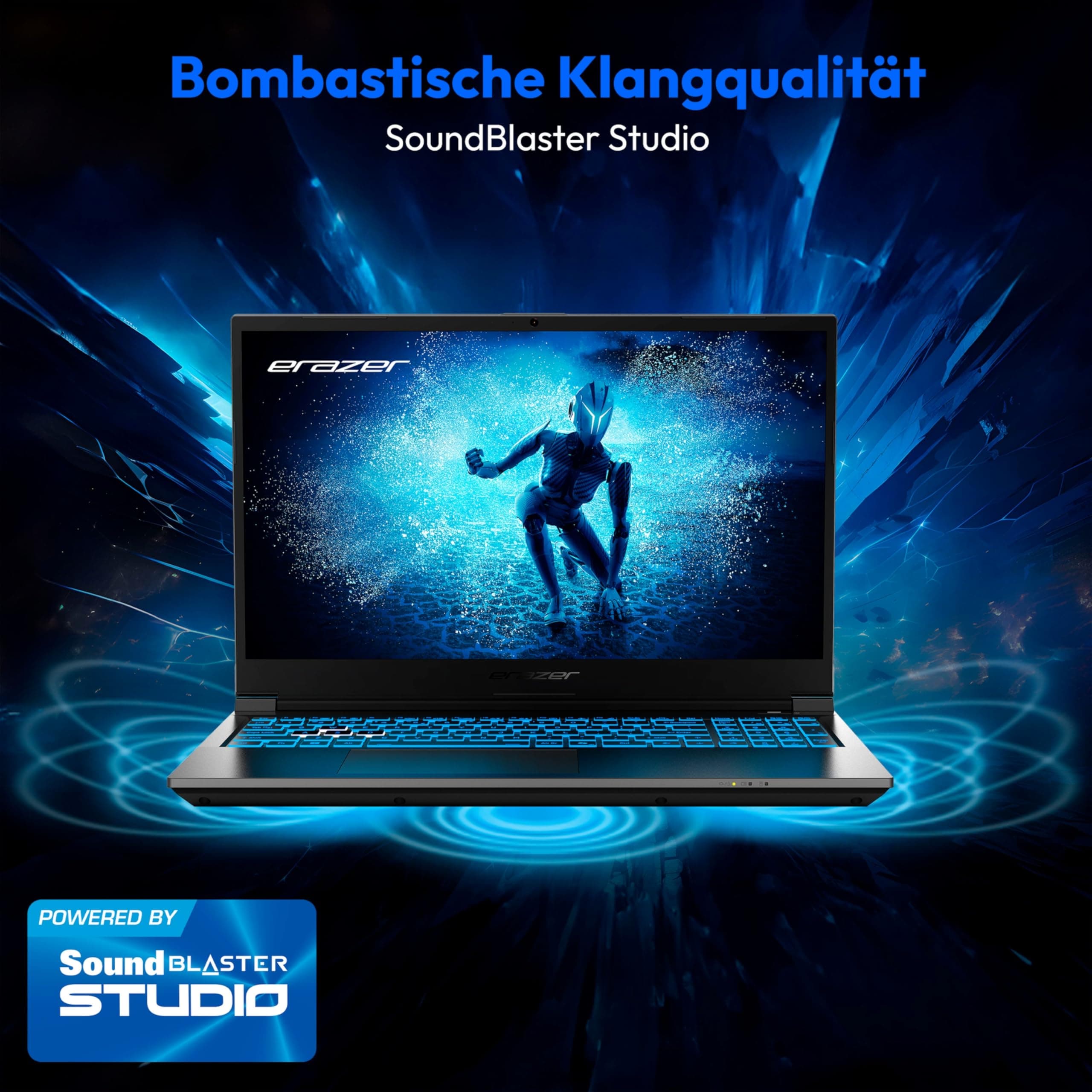 ERAZER Deputy P60i 39,6 cm (15,6" Zoll 144Hz) Full HD Gaming Laptop (Intel Core i7-13620H, 16GB DDR4 RAM, 1TB SSD, GeForce RTX 4060 8GB GDDR6, Win 11 Home) Core i7-13620H 16.0 GB 1000.0 GB NVIDIA GeForce RTX 4060 Bild 4