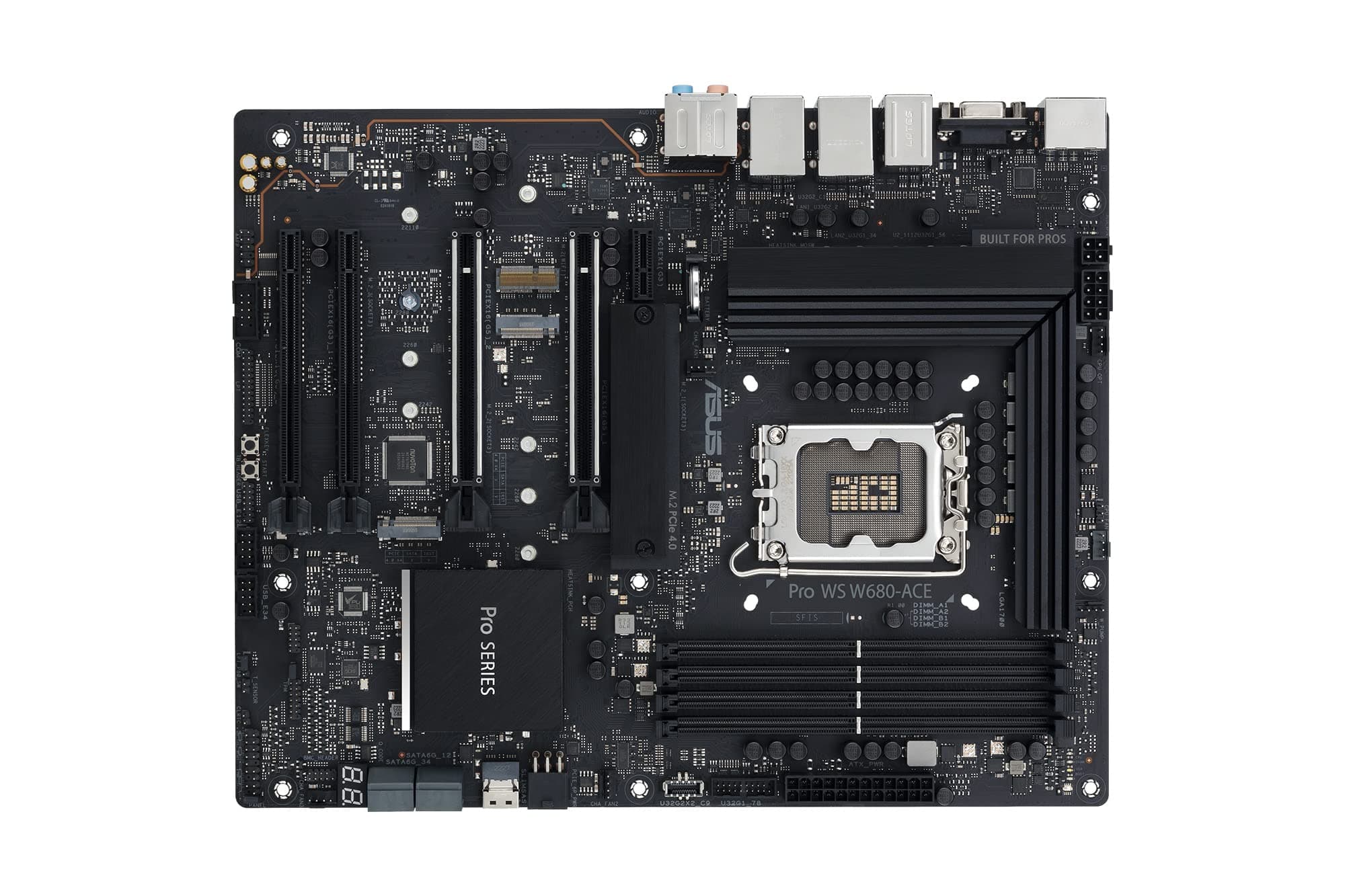 ASUS Pro WS W680-ACE Workstation Mainboard Sockel Intel LGA 1700 (ATX-Mainboard, PCIe 5.0, DDR5, 3X PCIe 4.0, USB 3.2 Gen 2) Bild 4