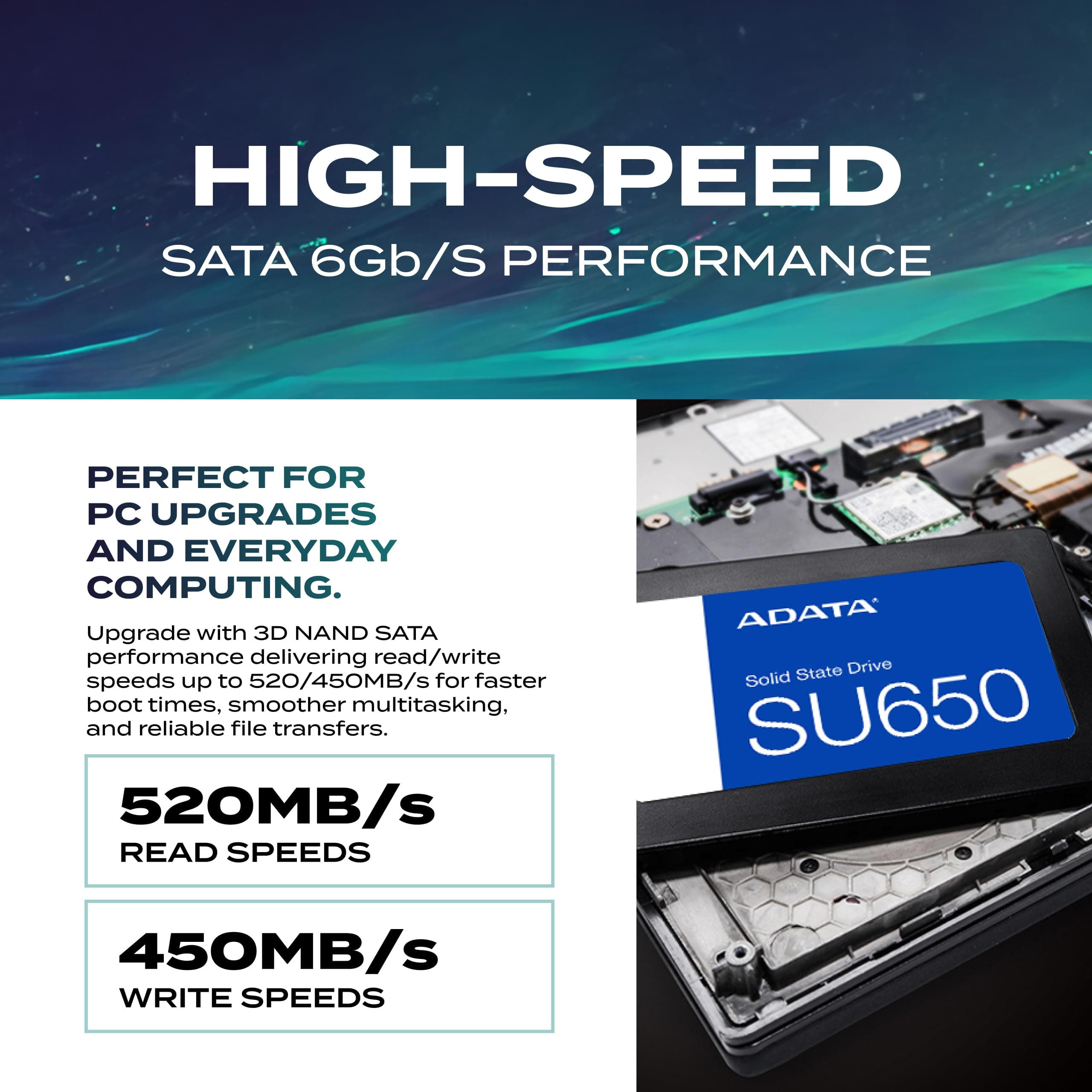 ADATA SSD Ultimate SU650 2 TB Bild 8
