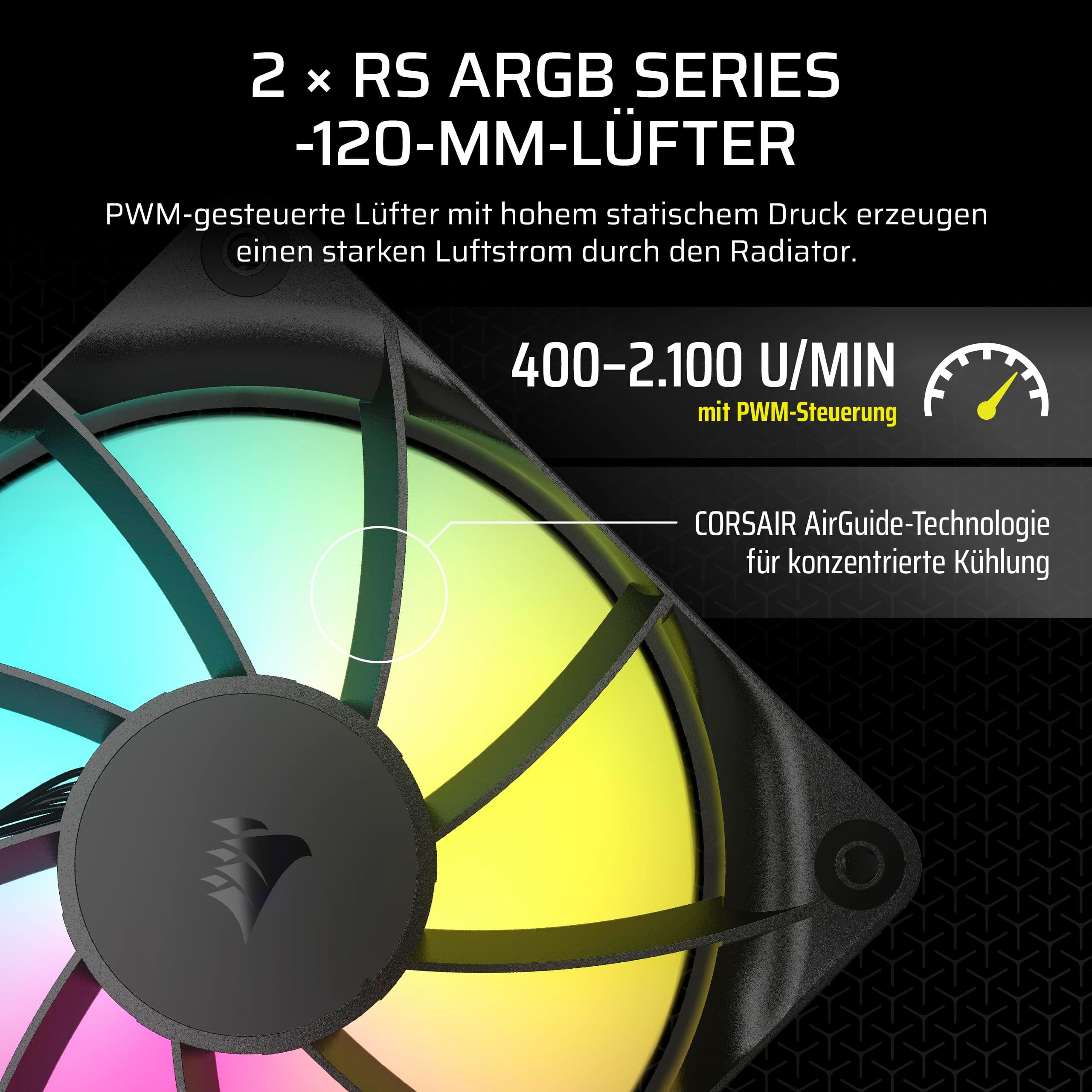 Corsair Nautilus 240 RS ARGB CPU-Flüssigkeitskühler – 240mm AIO – Geräuscharm – Direkter Mainboard-Anschluss – Intel LGA 1851/1700, AMD AM5/AM4 – 2X RS120 ARGB-Ventilatoren Inbegriffen – Schwarz Bild 8