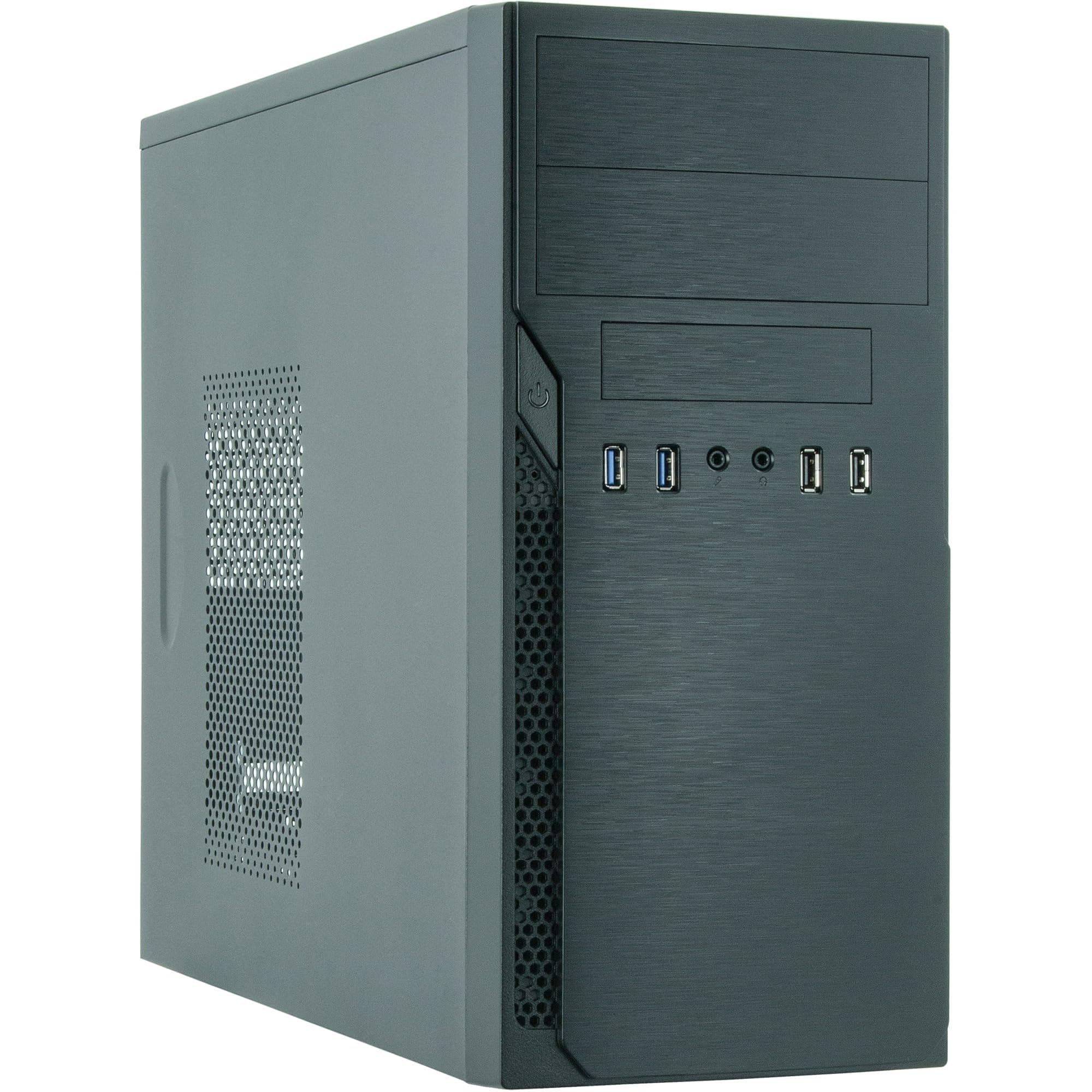 Chieftec HO-12B-350GPB 350W Tower-Gehäuse, schwarz Bild 2