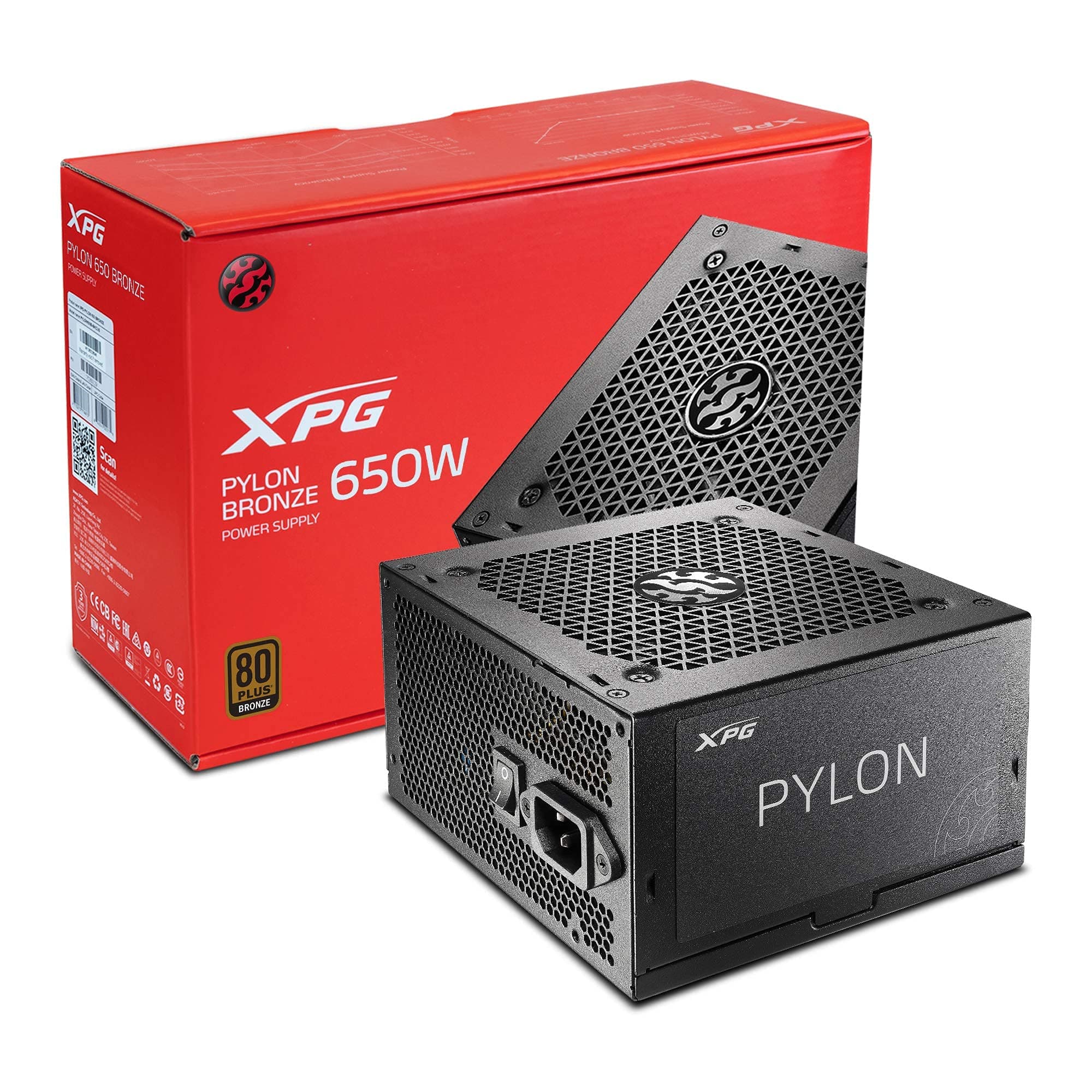 Netzteil ADATA XPG Pylon 650W ATX/EPS (80+), One Size Bild 3