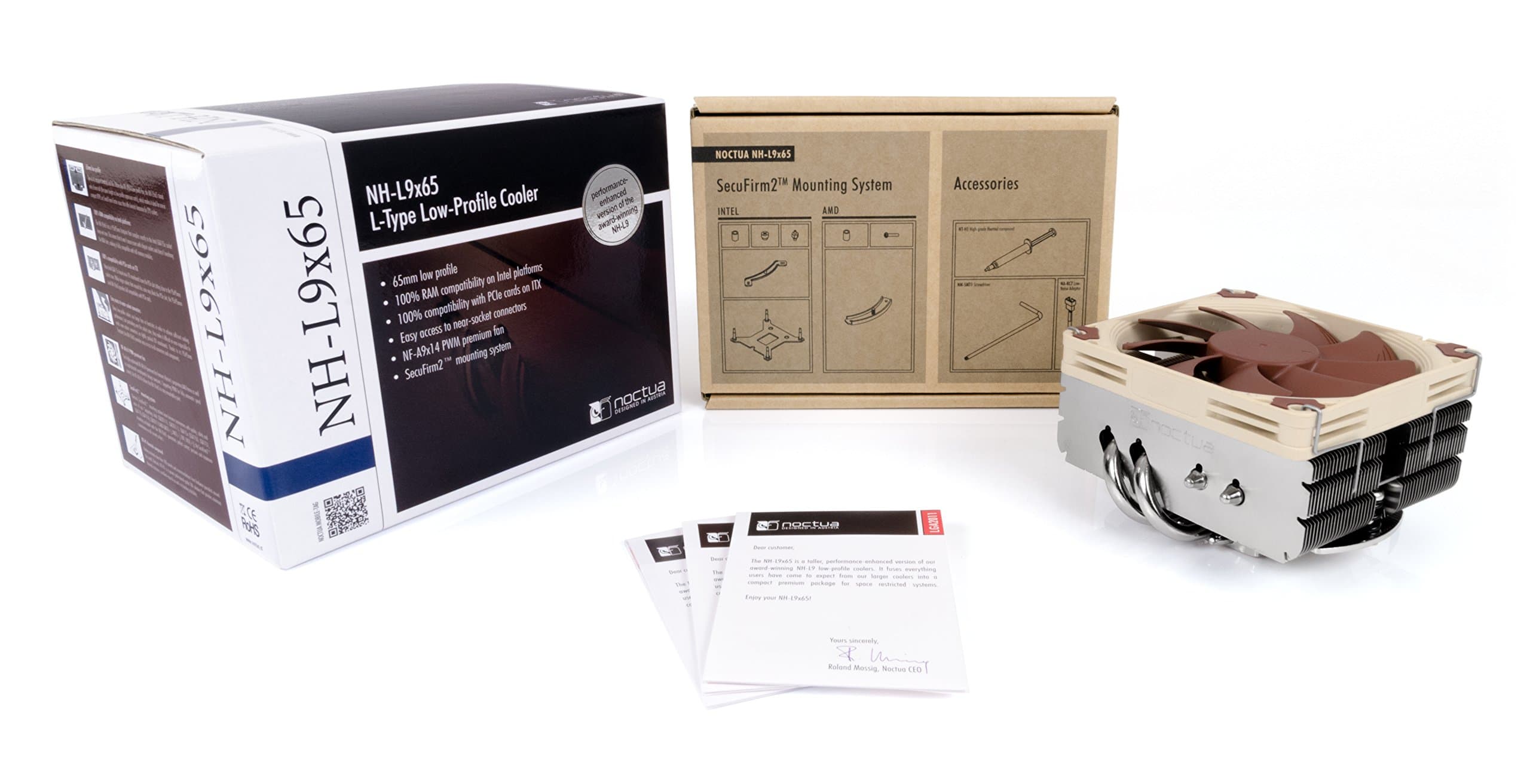 Noctua NH-L9x65, Premium Low-Profile CPU Kühler (Braun) Bild 7
