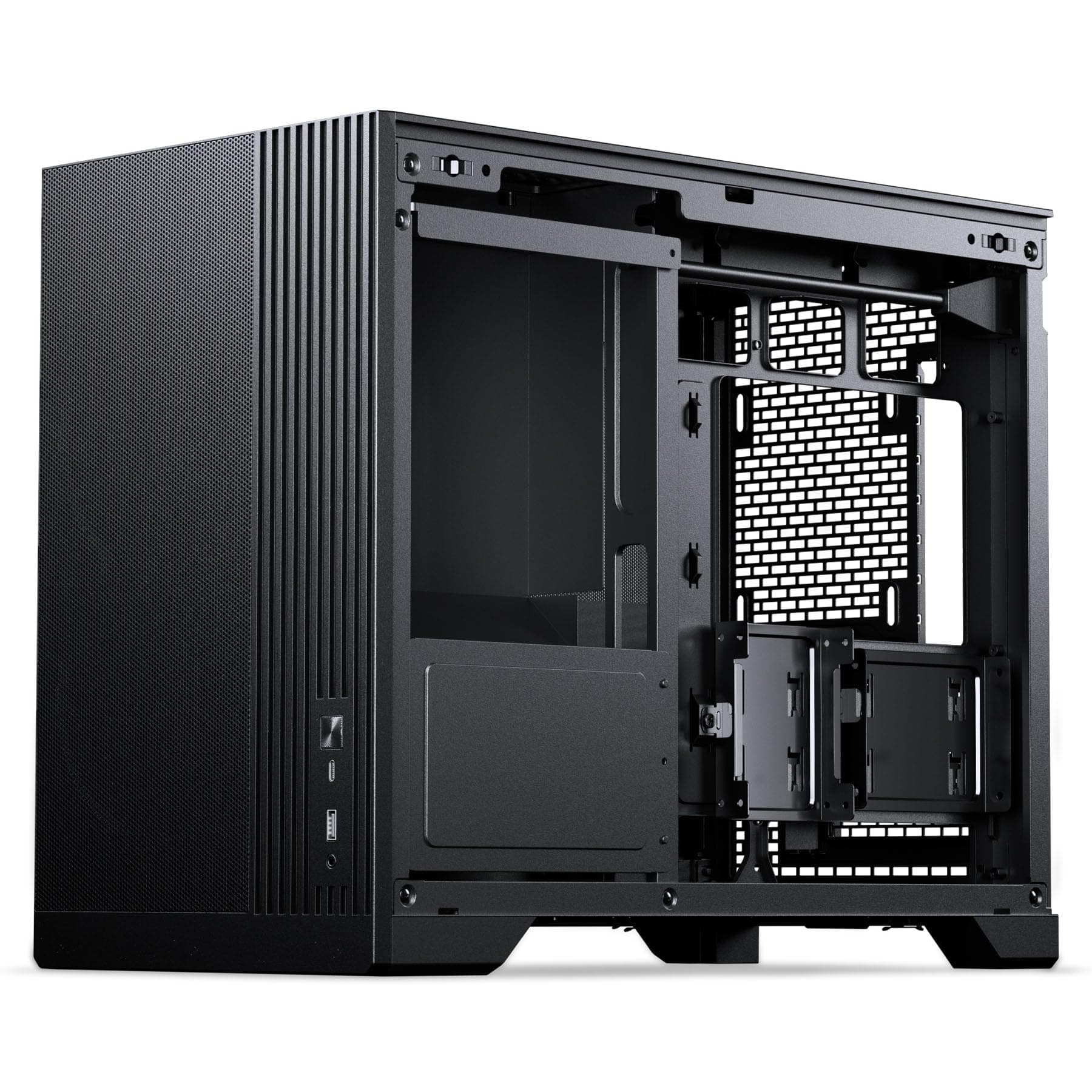 Phanteks XT M3 Mini-Tower PC-Gehäuse Schwarz – Kompaktes Micro-ATX Case mit Tempered Glass, Unterstützung für 360-mm-Radiator & 430-mm-Grafikkarten – Ohne Lüfter Bild 5