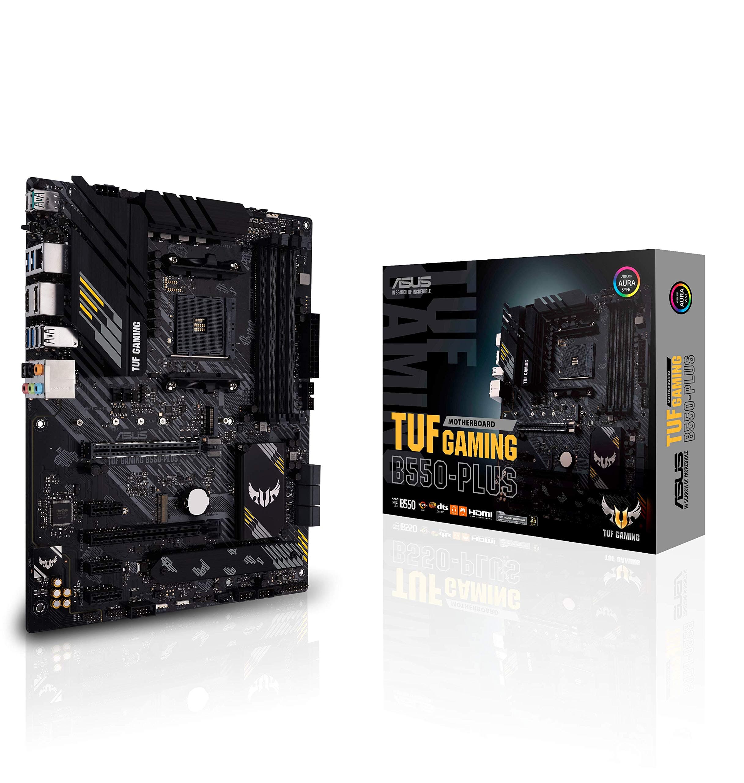 ASUS TUF Gaming B650-PLUS Mainboard Sockel AMD AM5 (Ryzen 7000, ATX, PCIe 5.0, DDR5-Speicher, 14 Power Stages, USB 3.2 Gen 2x2 Typ-C, 2.5G Ethernet, Aura Sync) Bild 7