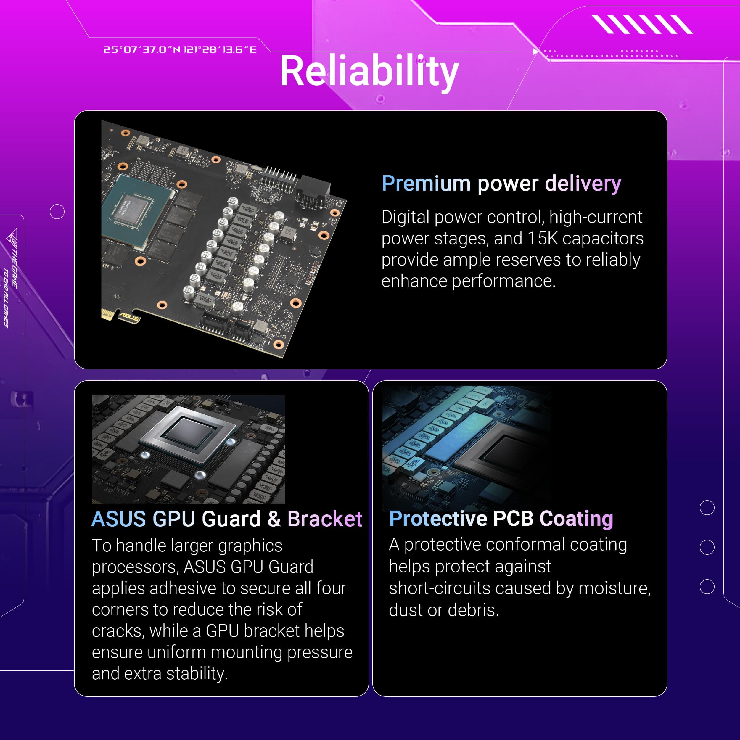 ASUS ROG Strix GeForce RTX 5070 12GB GDDR7 Gaming Grafikkarte (Nvidia GeForce RTX5070 DLSS 4, 3,2-Slot Design, PCIe 5.0, 3X DisplayPort 2.1b, 2X HDMI 2.1b, ROG-STRIX-RTX5070-12G-GAMING) Bild 7