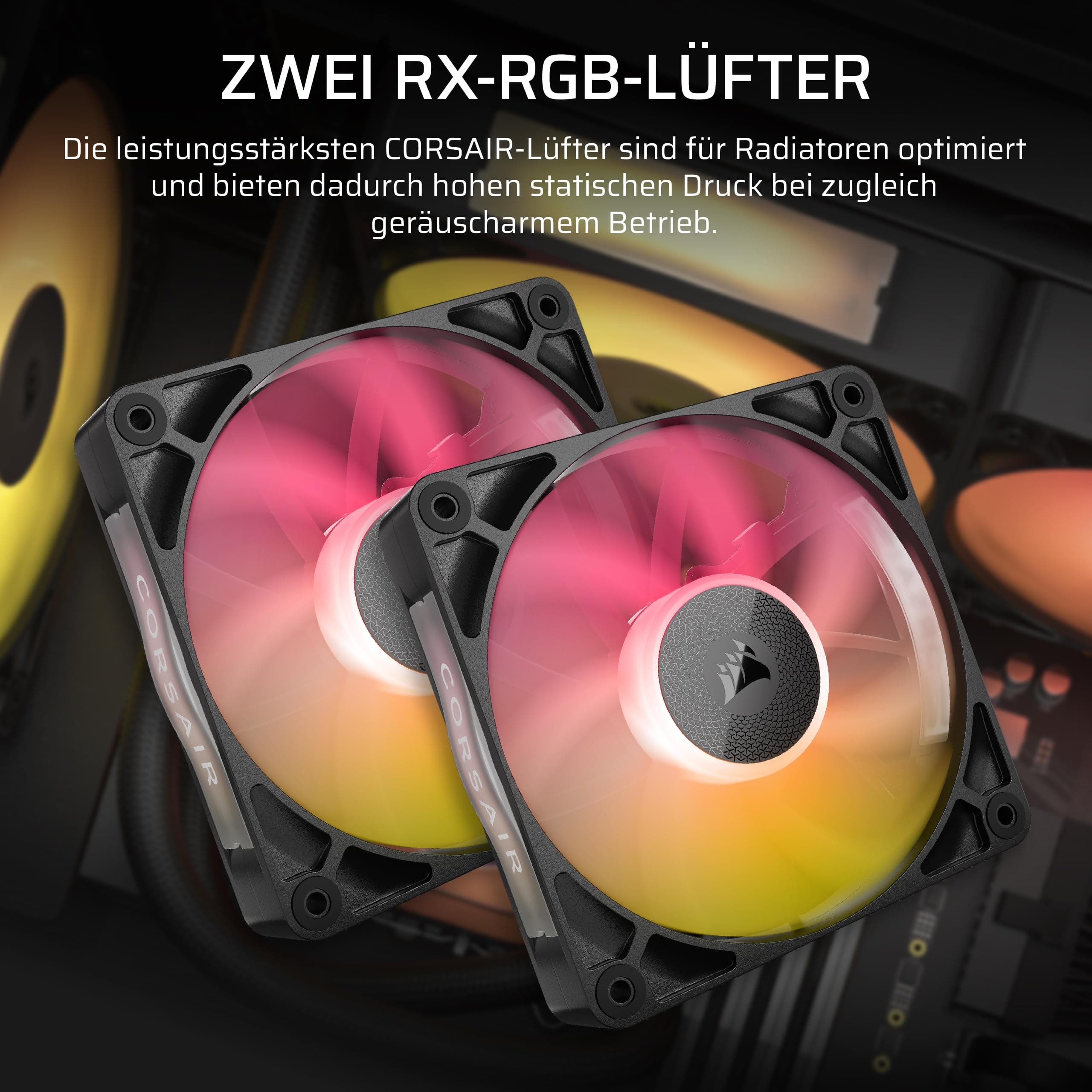 Corsair iCUE LINK Titan 240 RX LCD CPU-Flüssigkeitskühler – 240mm AIO – FlowDrive-Kühl-Engine – Intel LGA 1851/1700, AMD AM5/AM4 – 2X RX120 RGB-Lüfter – iCUE LINK-System-Hub Inbegriffen – Schwarz Bild 5