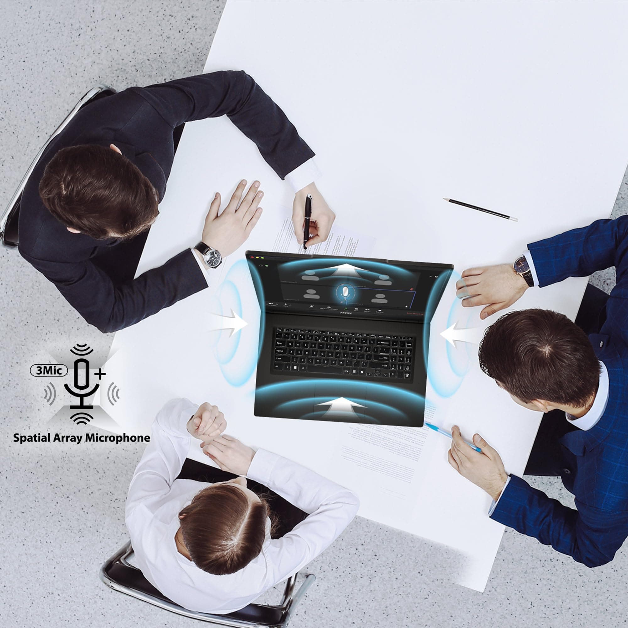 MSI VenturePro A17 AI+, Business-Laptop, AMD Ryzen™ AI 7 350 Prozessor, 17,3" Full HD Display, NVIDIA® GeForce RTX™ 5060 Grafik, 16 GB RAM, 512 GB SSD, Windows 11 Home, QWERTZ Tastatur, A3HWFG-003 Bild 7