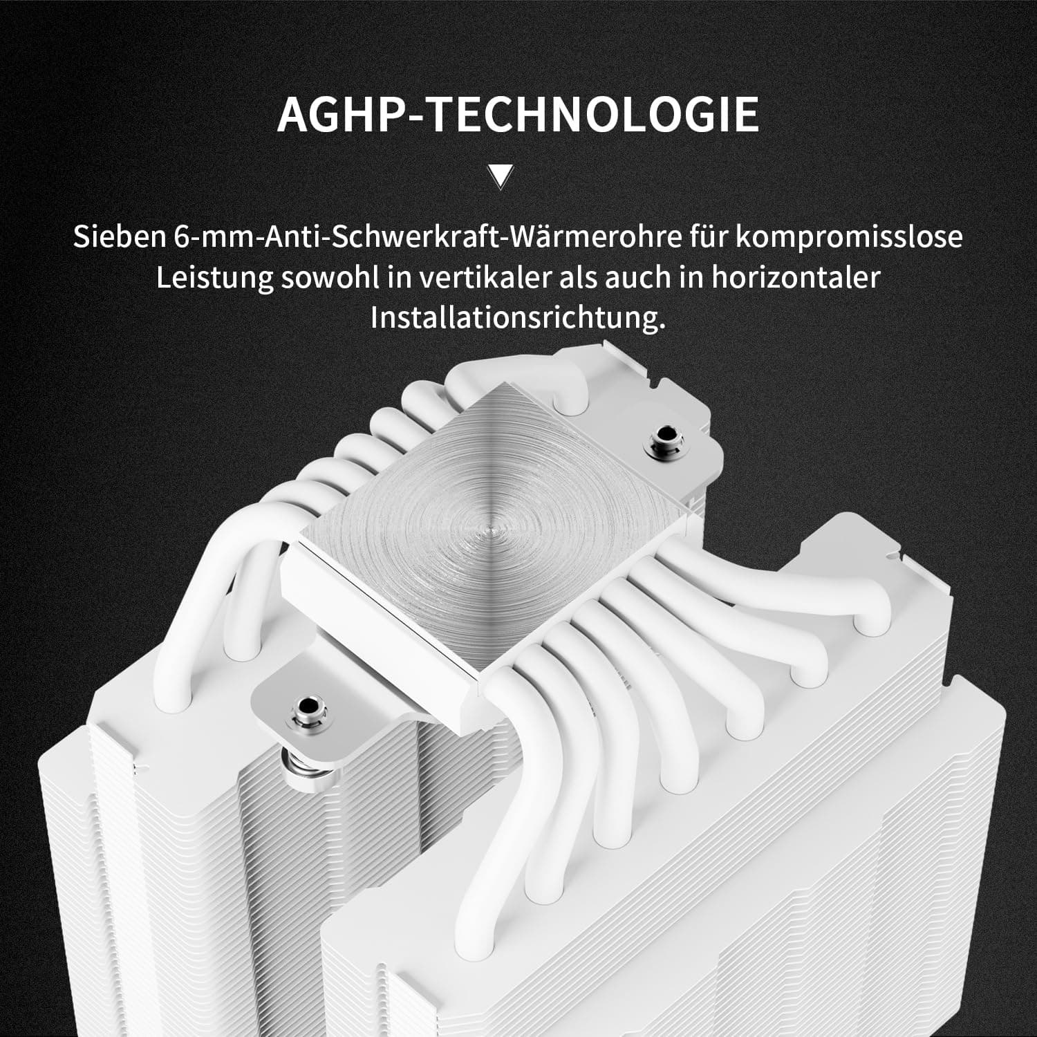 Thermalright TR Phantom Spirit 120 Digital SNOW CPU Luftkühler, 7 Heatpipes CPU Kühlung, Dual 120mm PWM Lüfter, Unterstützung für AM4/AM5/Intel lga1700/115X/1200/1851,Computer Kühler Bild 5