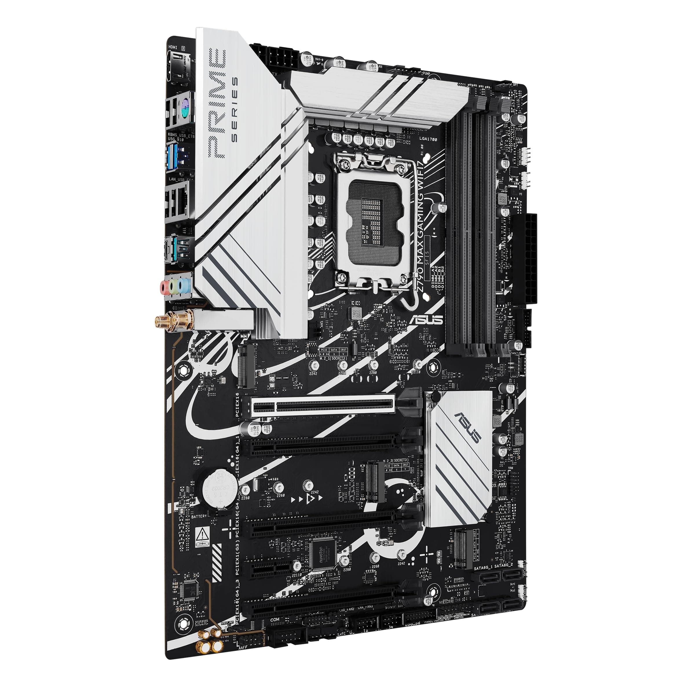 ASUS Z790 MAX Gaming WIFI7 Intel Z790 (LGA 1700) ATX Motherboard mit PCIe 5.0, DREI M.2 Slots, 14+1 DrMOS, DDR5, WiFi 7, Realtek 1 GB LAN, HDMI, USB 20Gbps Type-C®, Thunderbolt™ (USB4®), Aura Sync Bild 5