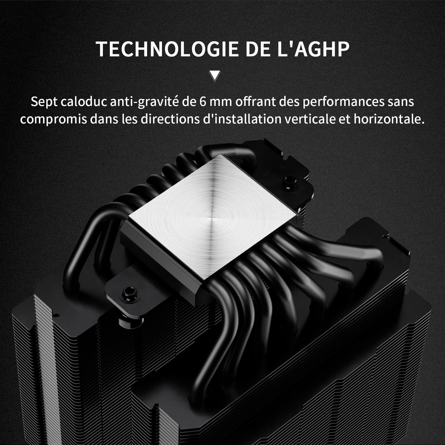 TR Phantom Spirit 120 Digitaler EVO CPU-Kühler, digitaler Bildschirmdeckel, 7 × 6 mm Heat Pipes CPU Air Cooler, Computer für AM4/AM5/Intel lga1851/1700/1150/1151/1200 PS120 D EVO Bild 7