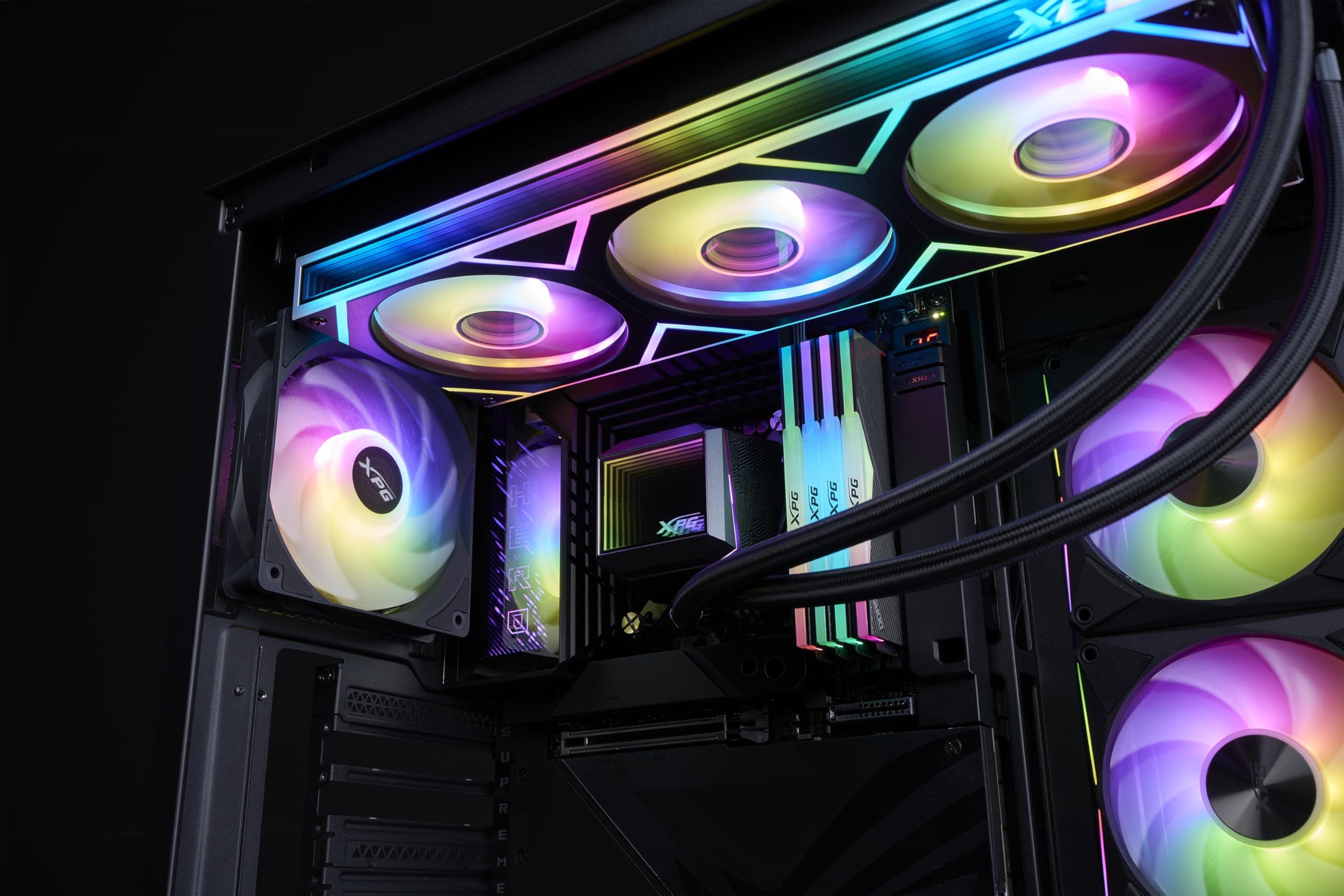 XPG by ADATA EVANTE II 360 All-in-One Wasserkühlung, CPU LIQUID COOLER, AIO Bild 7