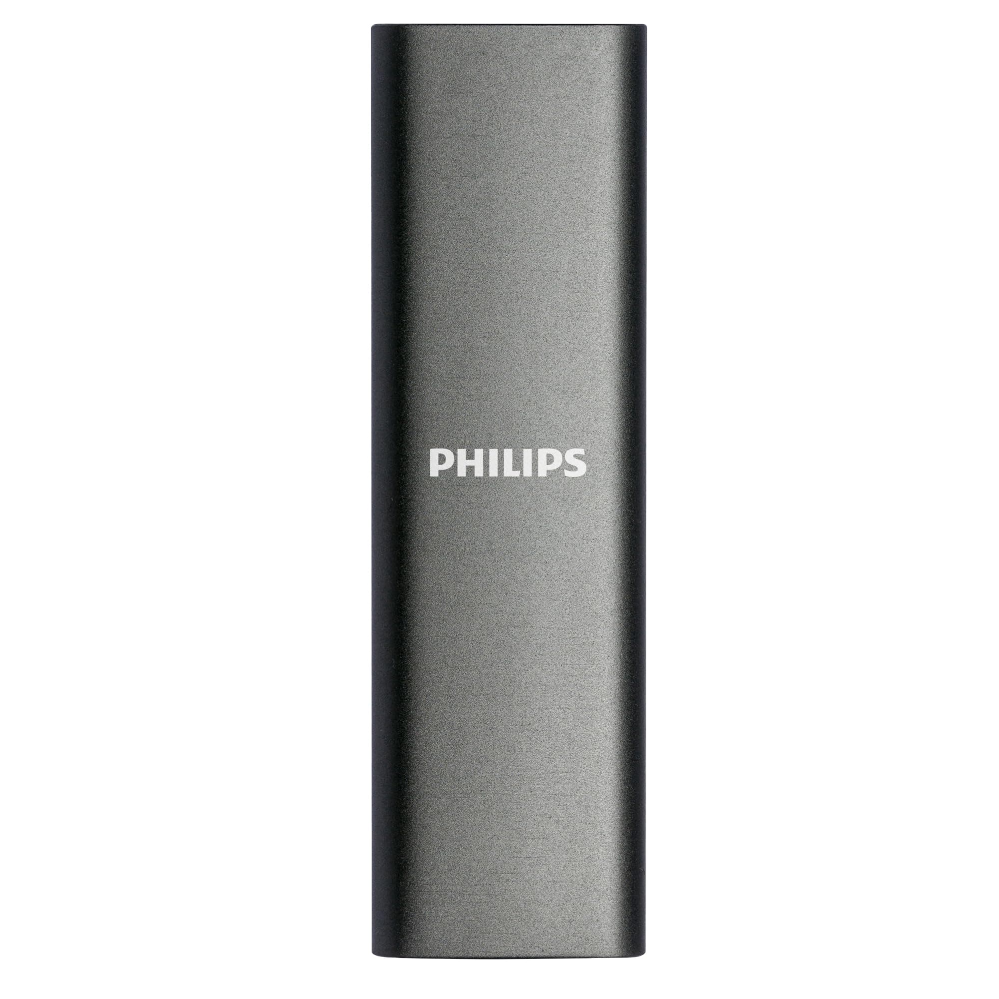 Philips Externe Portable SSD 1 TB - Ultra Slim SATA Ultra Speed USB-C, Lesegeschwindigkeit bis zu 540 MB/s, Aluminium Slim 1 TB Bild 3