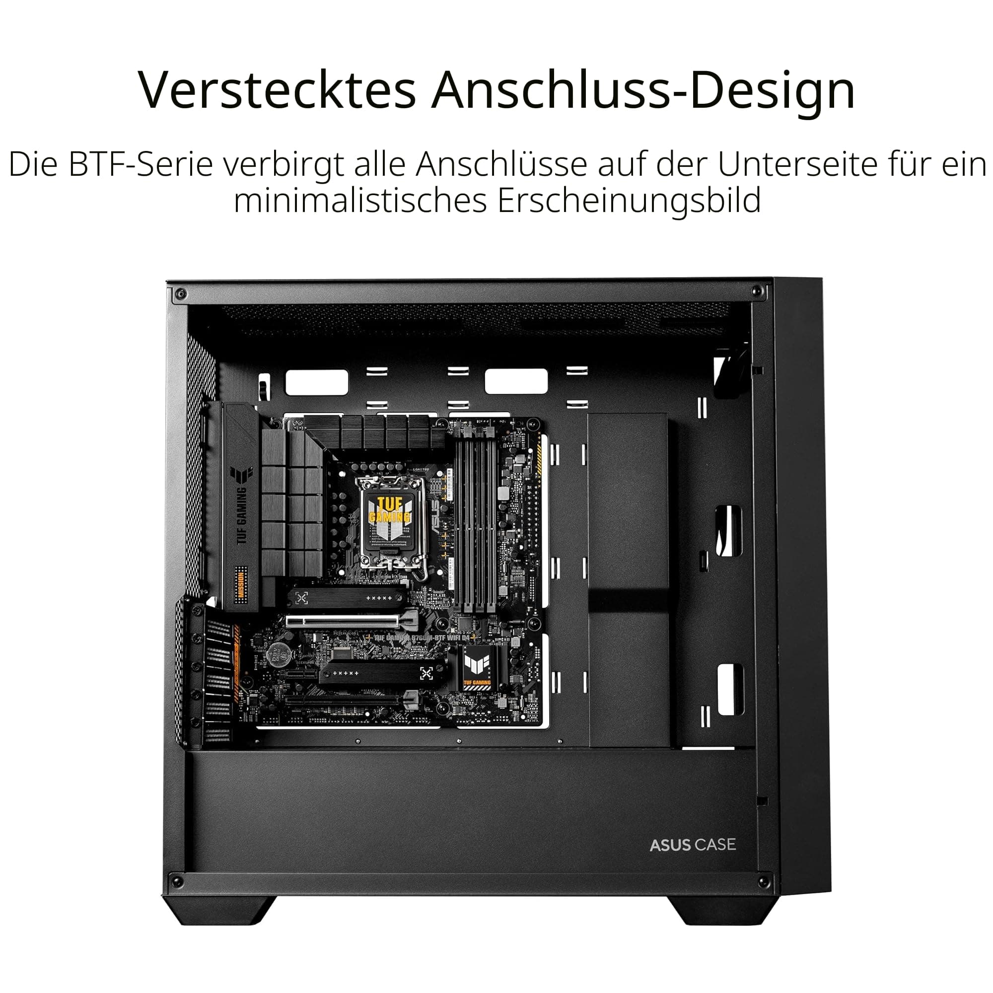ASUS TUF Gaming B760M-BTF WiFi D4 Mainboard Sockel Intel LGA 1700 (Intel B760, mATX, DDR4 Speicher, PCIe 5.0, 2X M.2, WiFi 6, Thunderbolt 4, Aura Sync) M-BTF WiFi D4 TUF B760 Bild 3