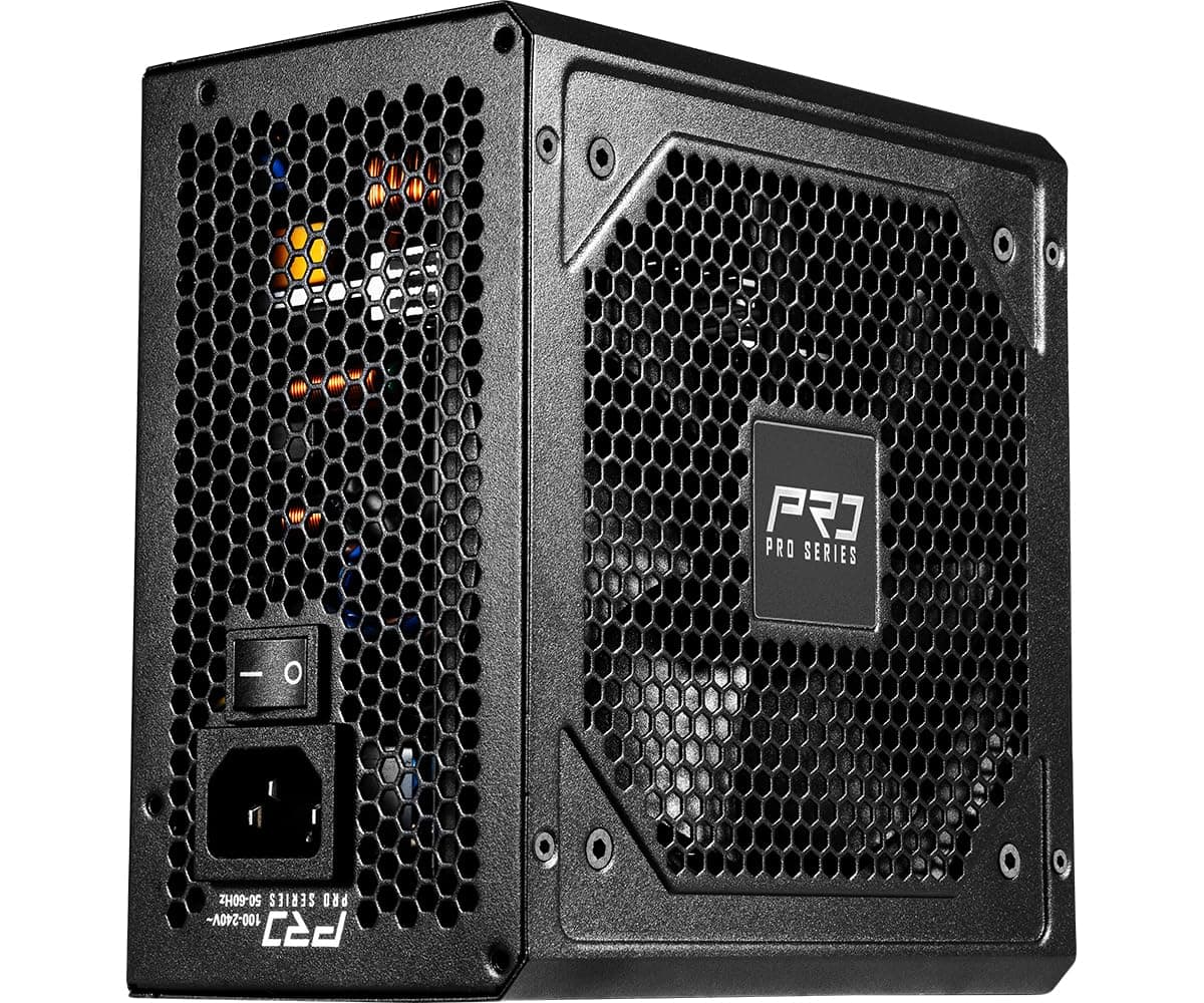 ASRock PRO-850G Netzteil, ATX 3.1, PCIe 5.1, 12V-2x6 Anschluss, 850W, 80 Plus Gold, 120mm Lüfter, 140x150x86mm Bild 8