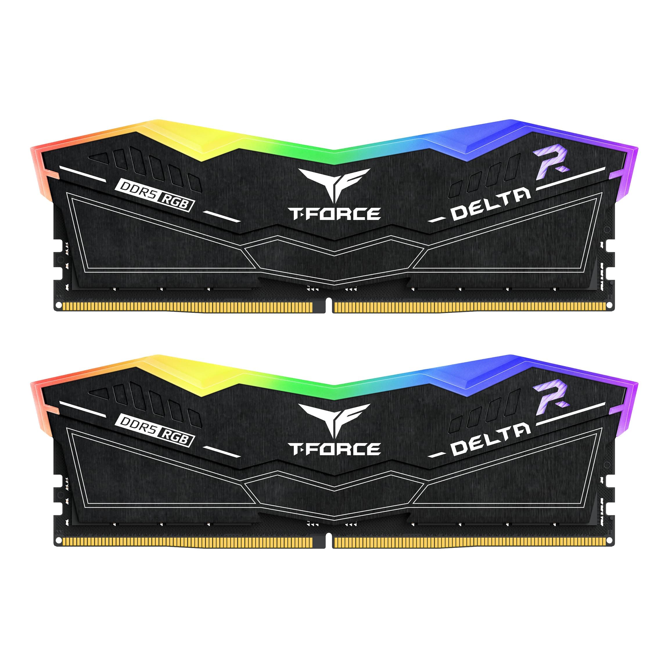 TEAMGROUP T-Force Delta RGB DDR5 Ram 64GB (2x32GB) 6000MHz PC5-48000 CL38 Intel XMP 3.0 & AMD Expo kompatibles Desktop-Speichermodul RAM Schwarz FF3D564G6000HC38JDC01 Bild 2