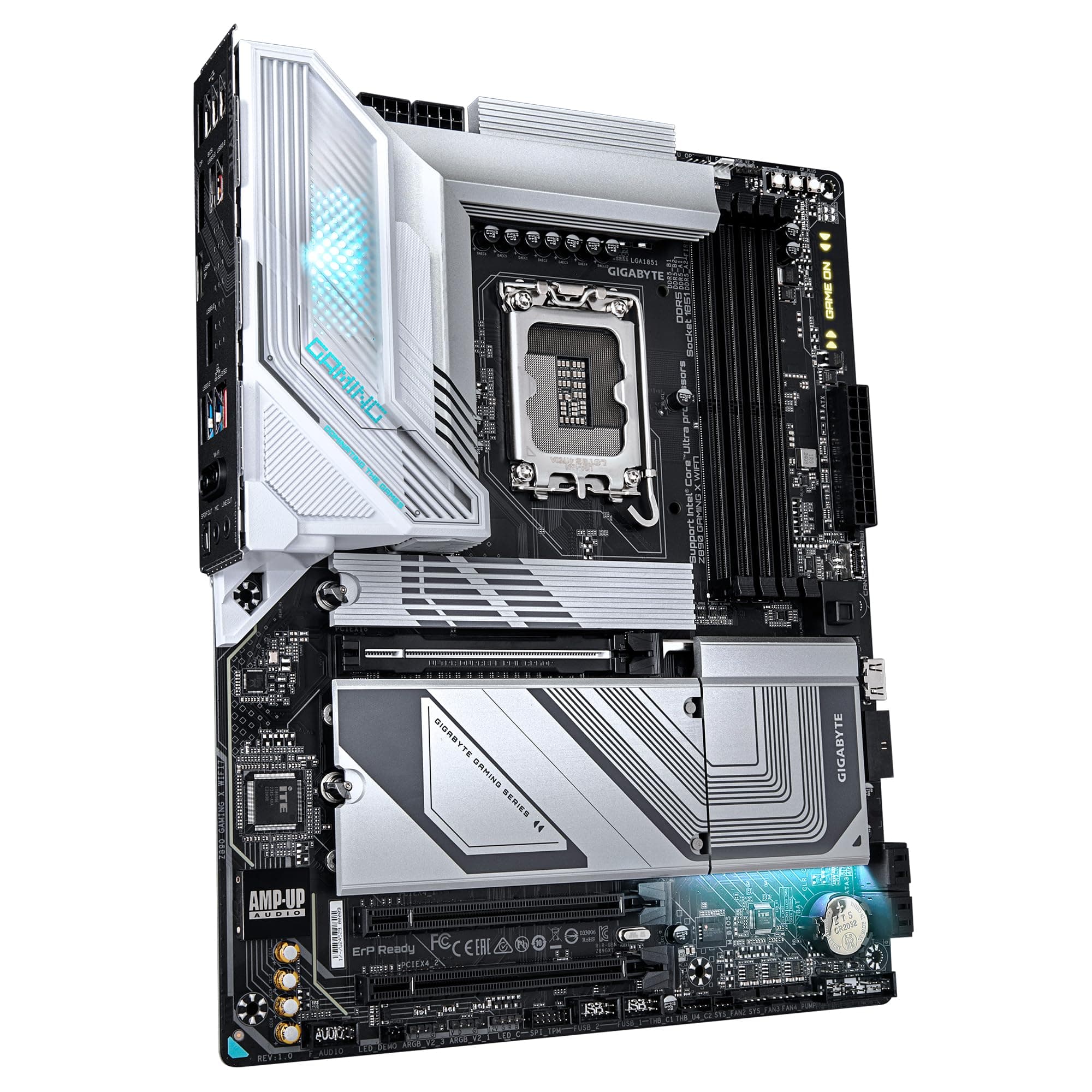 GIGABYTE Z890 Gaming X WIFI7 Motherboard - Unterstützt Intel Core Ultra (Serie 2) CPUs, 16+1+2 Phasen VRM, bis zu 8800MHz DDR5 (OC), 1xPCIe 5.0 + 3xPCIe 4.0, Wi-Fi 7, 2.5GbE LAN, Thunderbolt 4 Bild 5