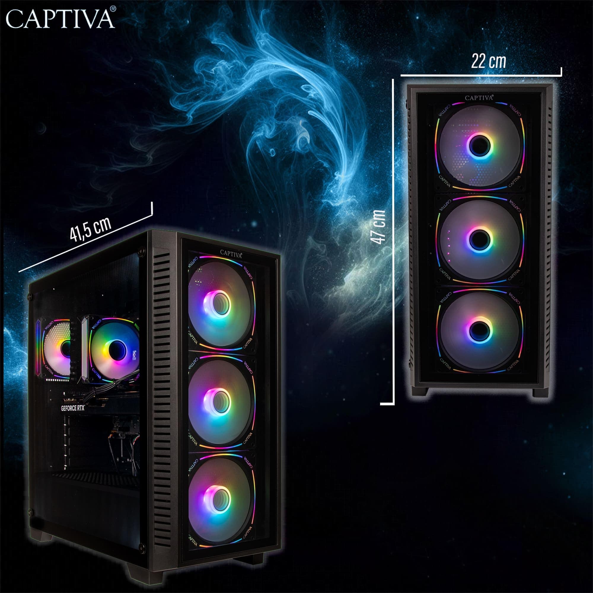 Captiva PC Highend Gaming R89-867 | AMD Ryzen 5 7600X | 32GB DDR5 RAM | NVIDIA GeForce RTX 5070 12GB | 1 TB SSD | Windows 11 Home Windows 11 Home 1000.0 GB 32.0 GB Bild 5