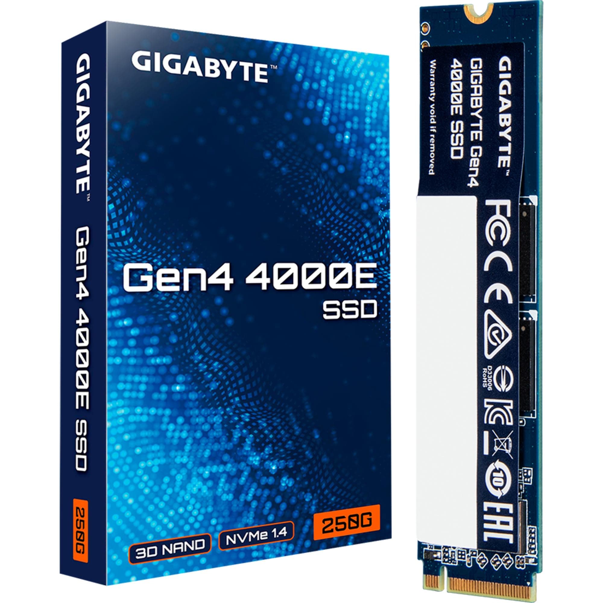 GIGABYTE 250 GB M.2 Solid State Drive Gen4 4000E (PCIe Gen 4.0 x4/NVMe 1.4) Bild 2