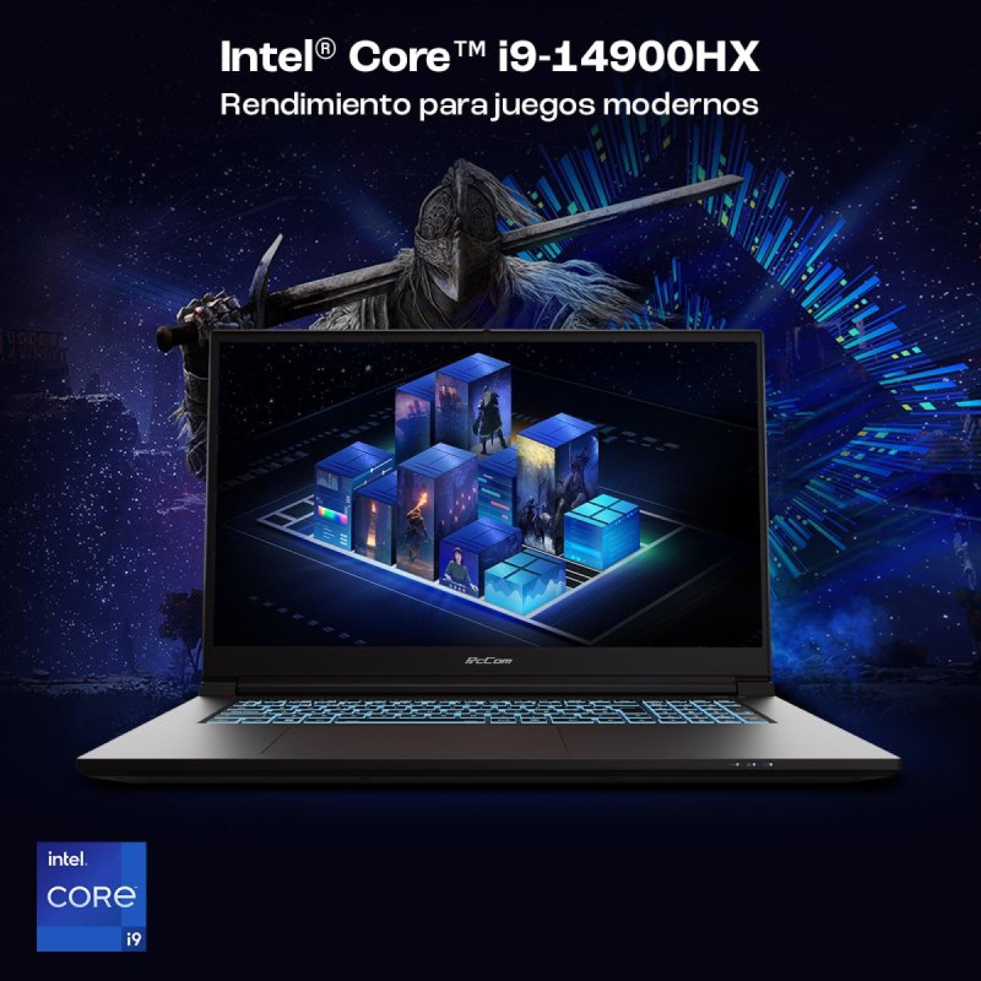 PcCom Revolt 4060 Laptop 17,3 Zoll 32 GB RAM 1 TB SSD Nvidia Geforce RTX 4060 Bild 4