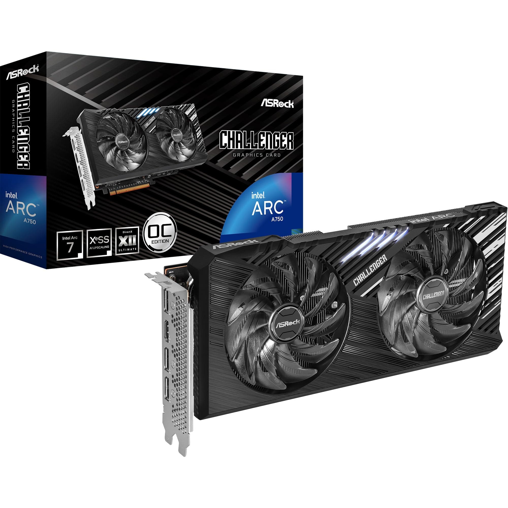 ASRock Intel Arc A750 CL SE 8GO 8GB GDDR6 2xHDMI/ 2xDP Bild 2