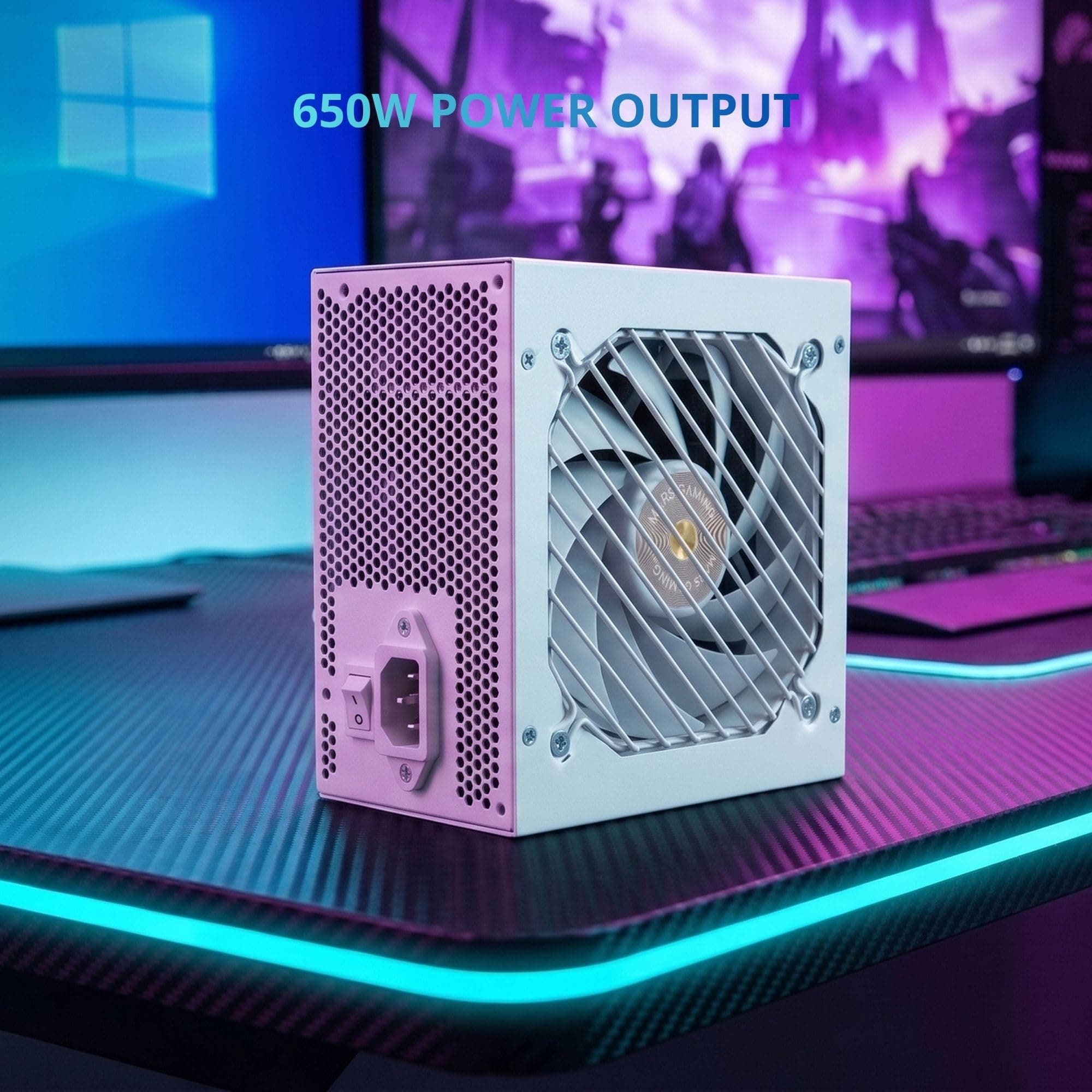 Mars Gaming MPB650PSI, PC-Netzteil Full Modular 650W, 10 Jahre Garantie, 80Plus Gold 90%, Lüfter SI Extreme Silence, Technologien AI2-RPM, DC-DC und SMD, ATX 3.1 und PCIe 5.1, Weiß Bild 3