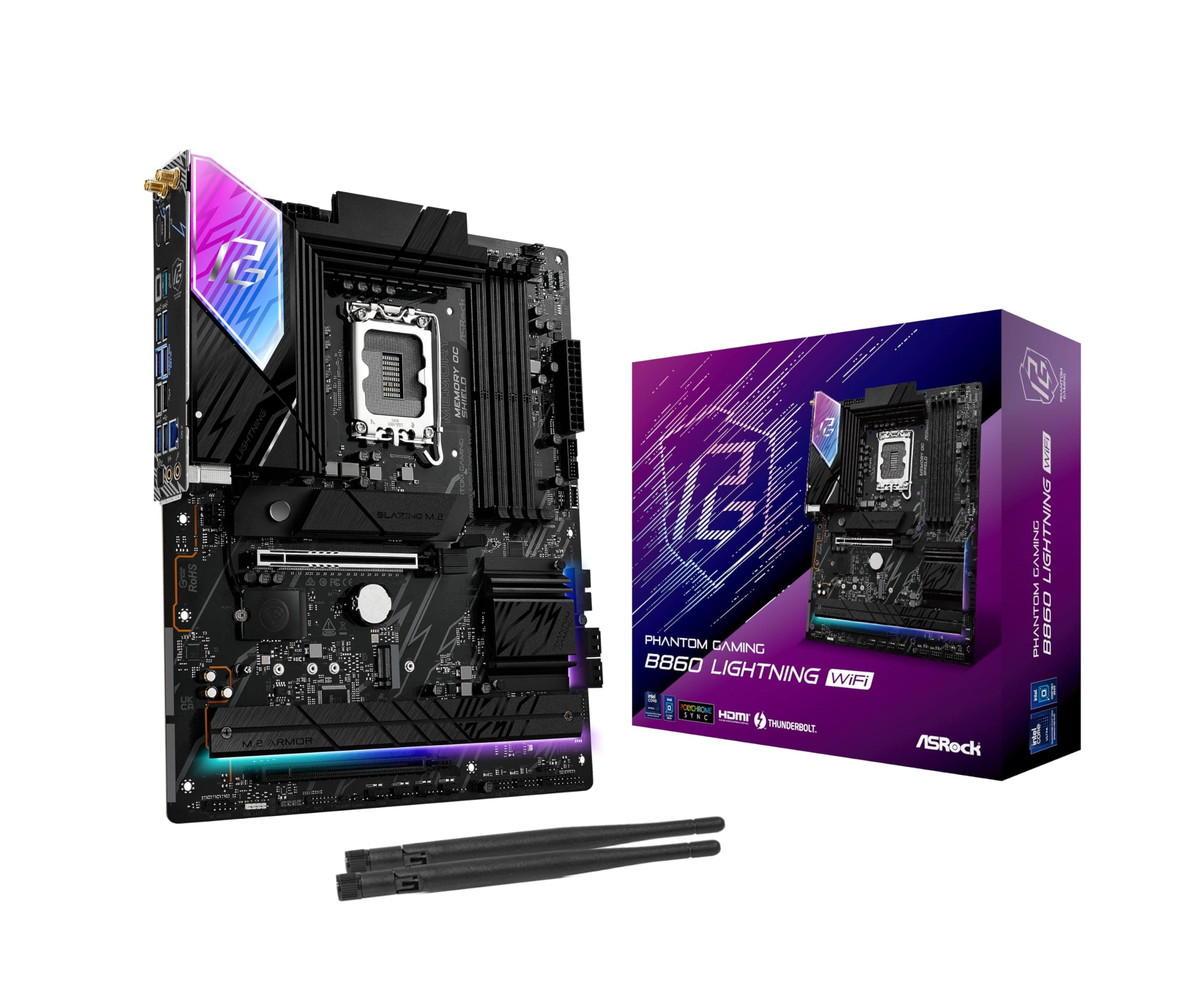 ASRock Mainboard B860 Lightning WiFi Bild 2