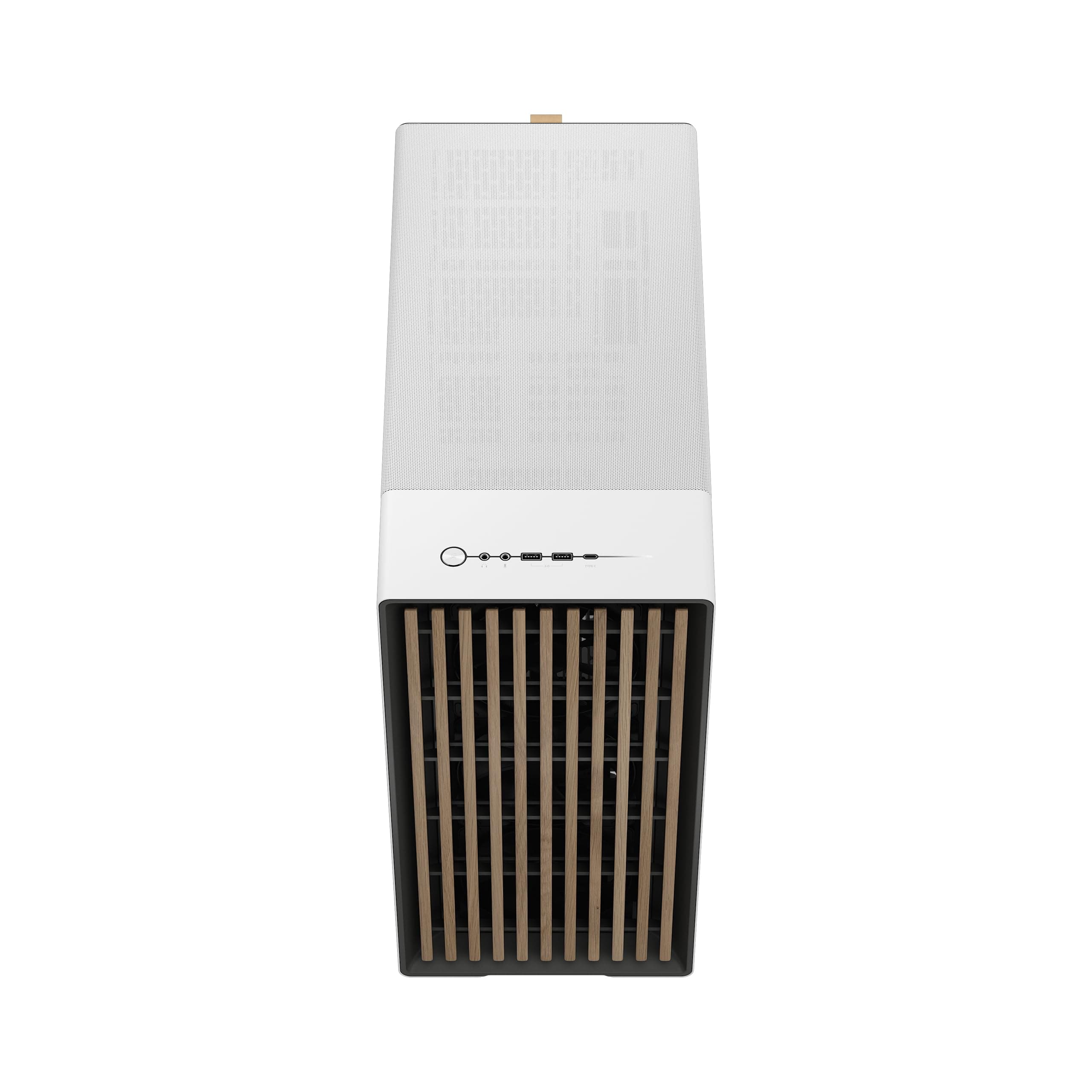 Fractal Design North XL PC Gehäuse - ATX Full Tower Gaming Case | E-ATX kompatibel, 3x 140mm Lüfter vorinstalliert, USB Typ-C, Chalk White Mesh Design North XL White Mesh Bild 5