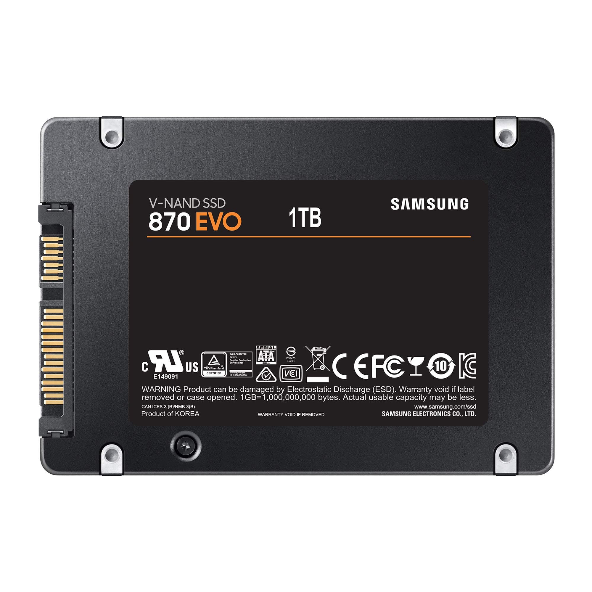 Samsung 870 EVO SATA III 2,5 Zoll SSD, 1 TB, 560 MB/s Lesen, 530 MB/s Schreiben & BAR Plus USB-Stick Typ-A, 64 GB, 200 MB/s Lesen, 30 MB/s Schreiben Bild 5
