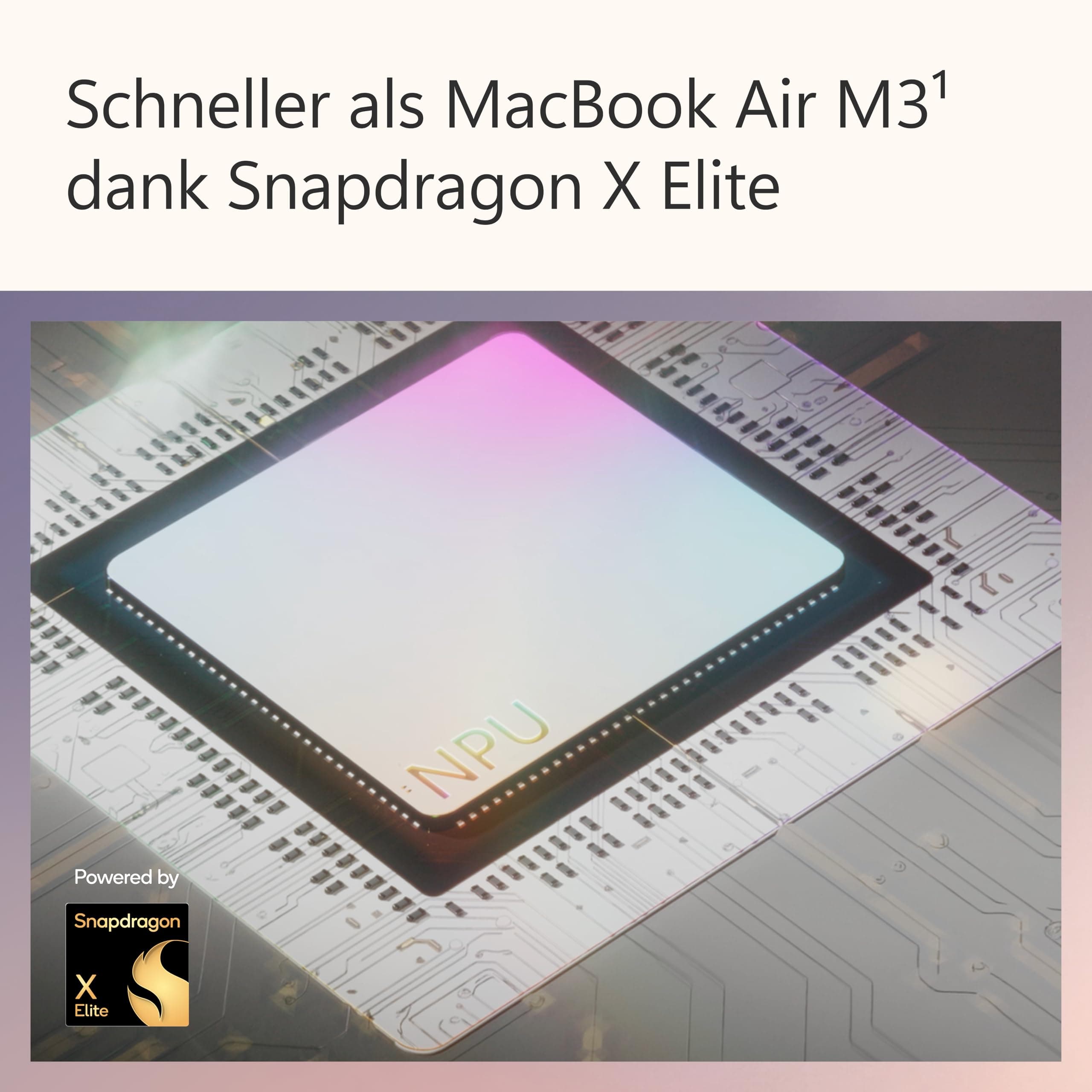 Microsoft Surface Laptop | Copilot+ PC | 15” Touchscreen | Snapdragon® X Elite (12 Kerne) | 16GB RAM | 512GB SSD | neuestes Modell, 7. Edition | Platin 16GB RAM | 512GB Speicher Platin mit 65W Netzteil Bild 2