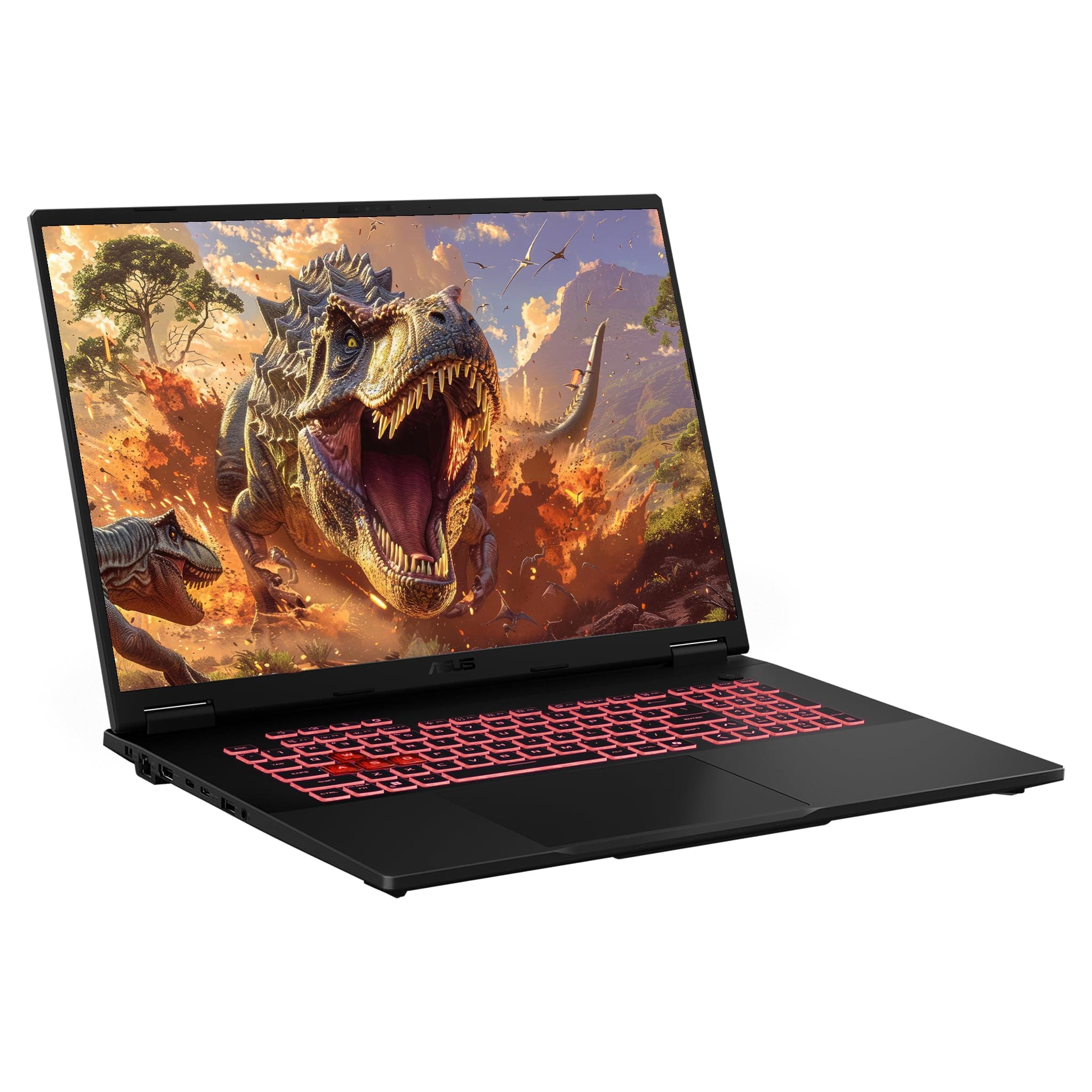 ASUS TUF A18 Gaming Laptop, AMD Ryzen 7 260, 64 GB DDR5 RAM, 1 TB PCIe SSD, 18" FHD (1920x1200) Display, Nvidia GeForce RTX 5050 Graphics, RGB QWERTZ Tastatur, Windows 11 Home, Jaeger Gray 64 GB RAM | 1, TB SSD Windows 11 Home Bild 2