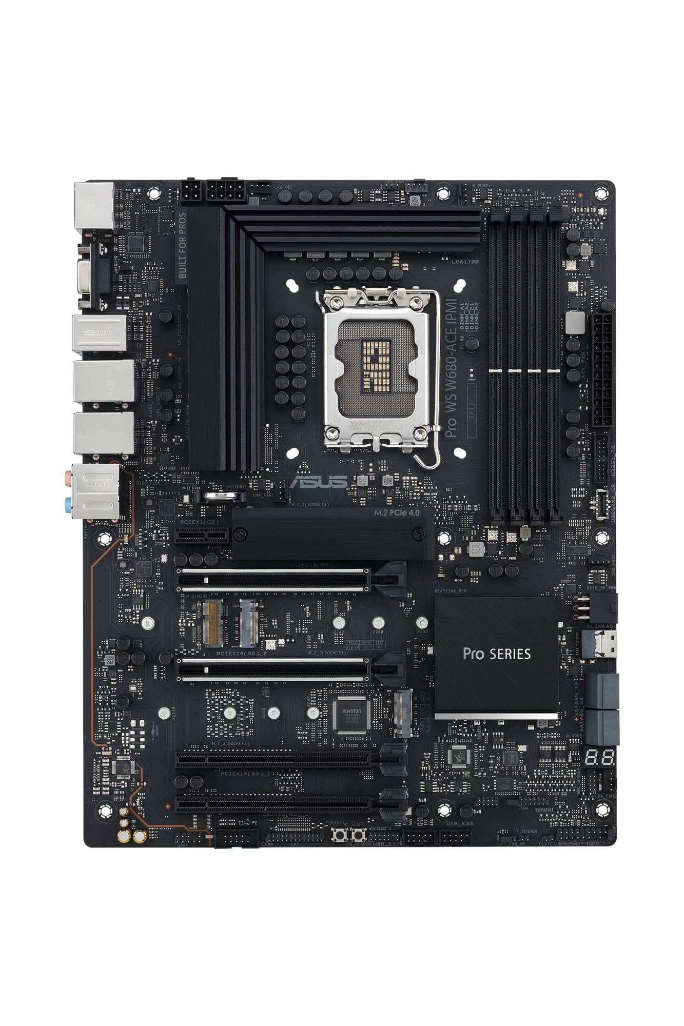 ASUS Pro WS W680-ACE Workstation Mainboard Sockel Intel LGA 1700 (ATX-Mainboard, PCIe 5.0, DDR5, 3X PCIe 4.0, USB 3.2 Gen 2) Bild 6