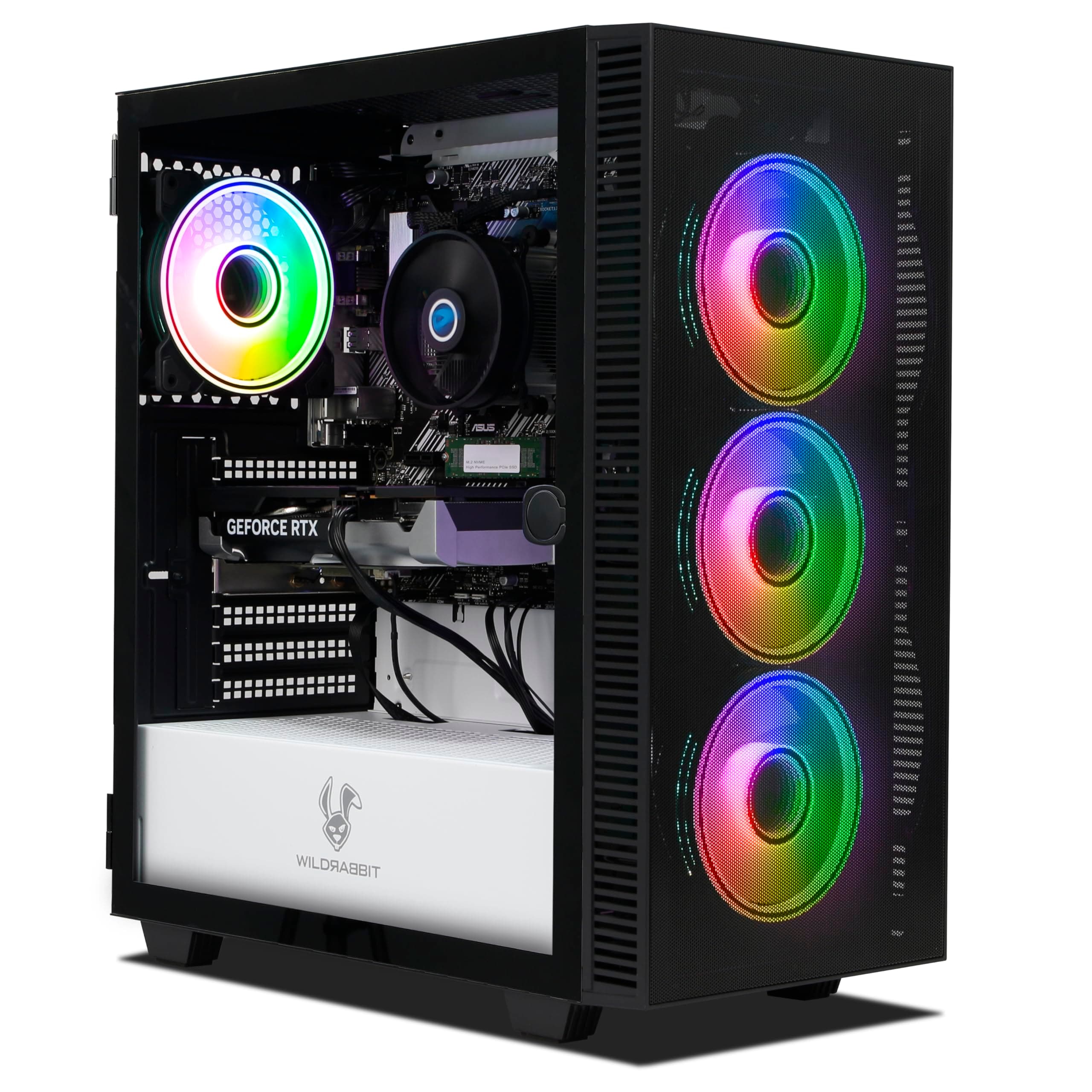 Ankermann Radiant Gaming V3 | AMD Ryzen 5 5500 | Nvidia GeForce RTX 5060 Ti 8GB | 16GB RAM | 1TB NVMe SSD | Windows 11 | WLAN | Libre Office