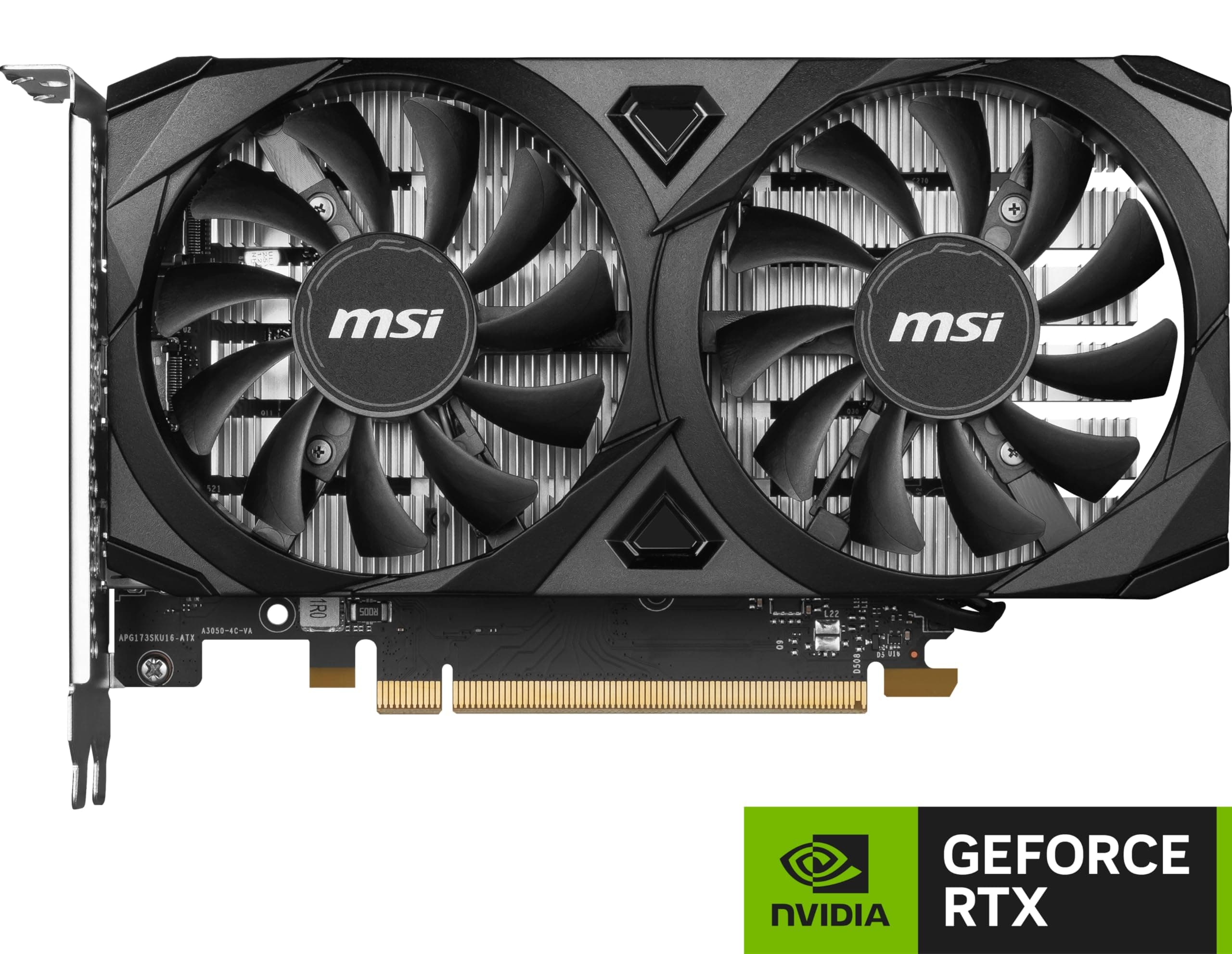 MSI GeForce RTX 3050 Ventus 2X E 6G OC - 6GB GDDR6, 14 Gbps, 96-bit Bild 4