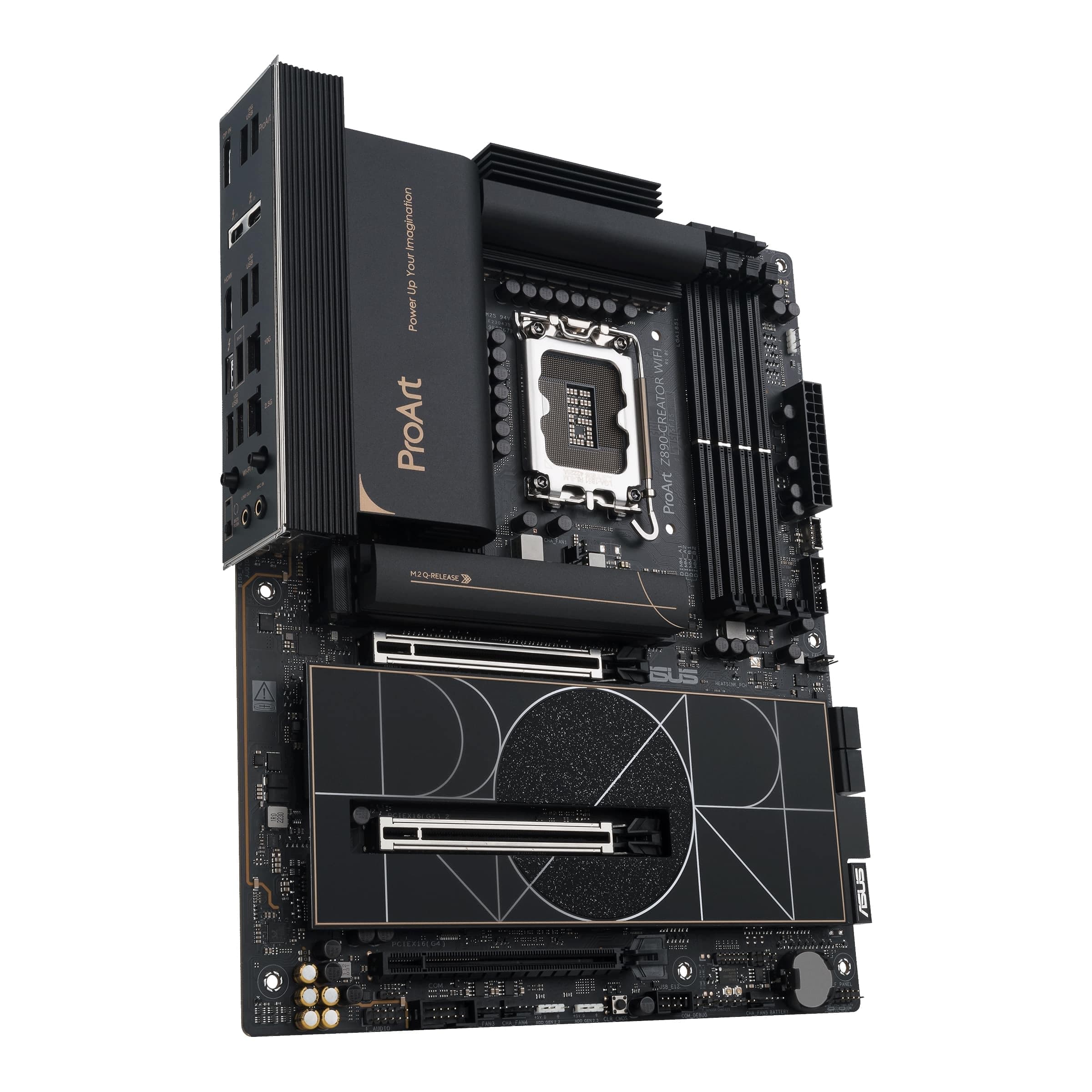 ASUS PROART Z890-CREATOR WiFi Mainboard Sockel Intel LGA1851 (Intel Z890, ATX, PCIe 5.0, DDR5, 10Gb & 2,5Gb-Ethernet, 4X M.2, Thunderbolt 4) Bild 7
