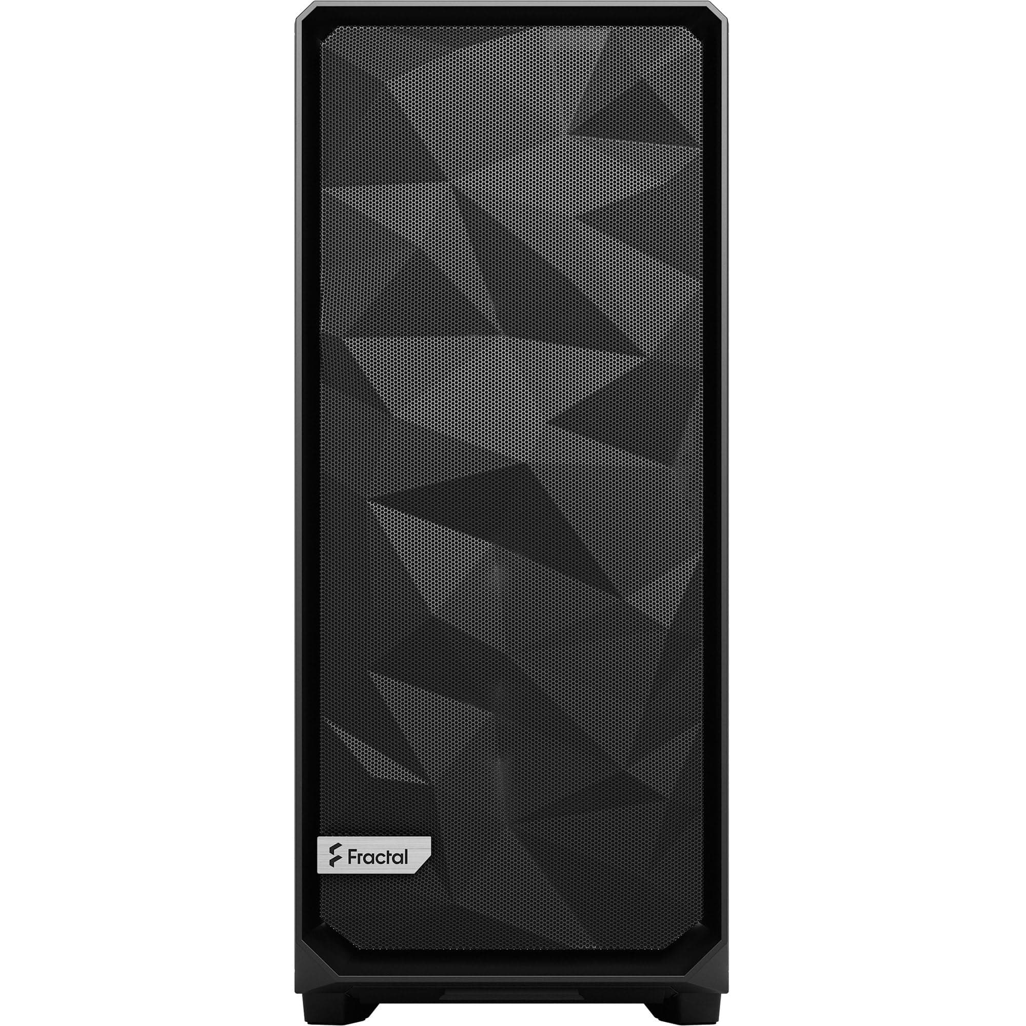 Fractal Design Meshify 2 XL TG Light, Flexibles ATX Full Tower Computer Gehäuse mit leicht getöntem Tempered Glass Seitenteil, schwarz, FD-C-MES2X-02 Black TG Light Tint Bild 3