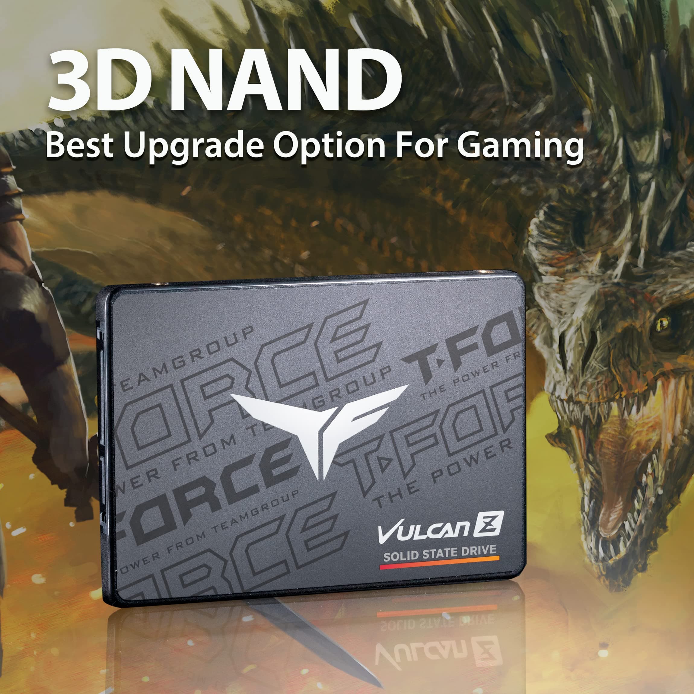 Team Group Vulcan Z 1 TB SSD, schwarz/grau, SATA 6 Gb/s, 2,5" 1TB Vulcan Z Bild 5